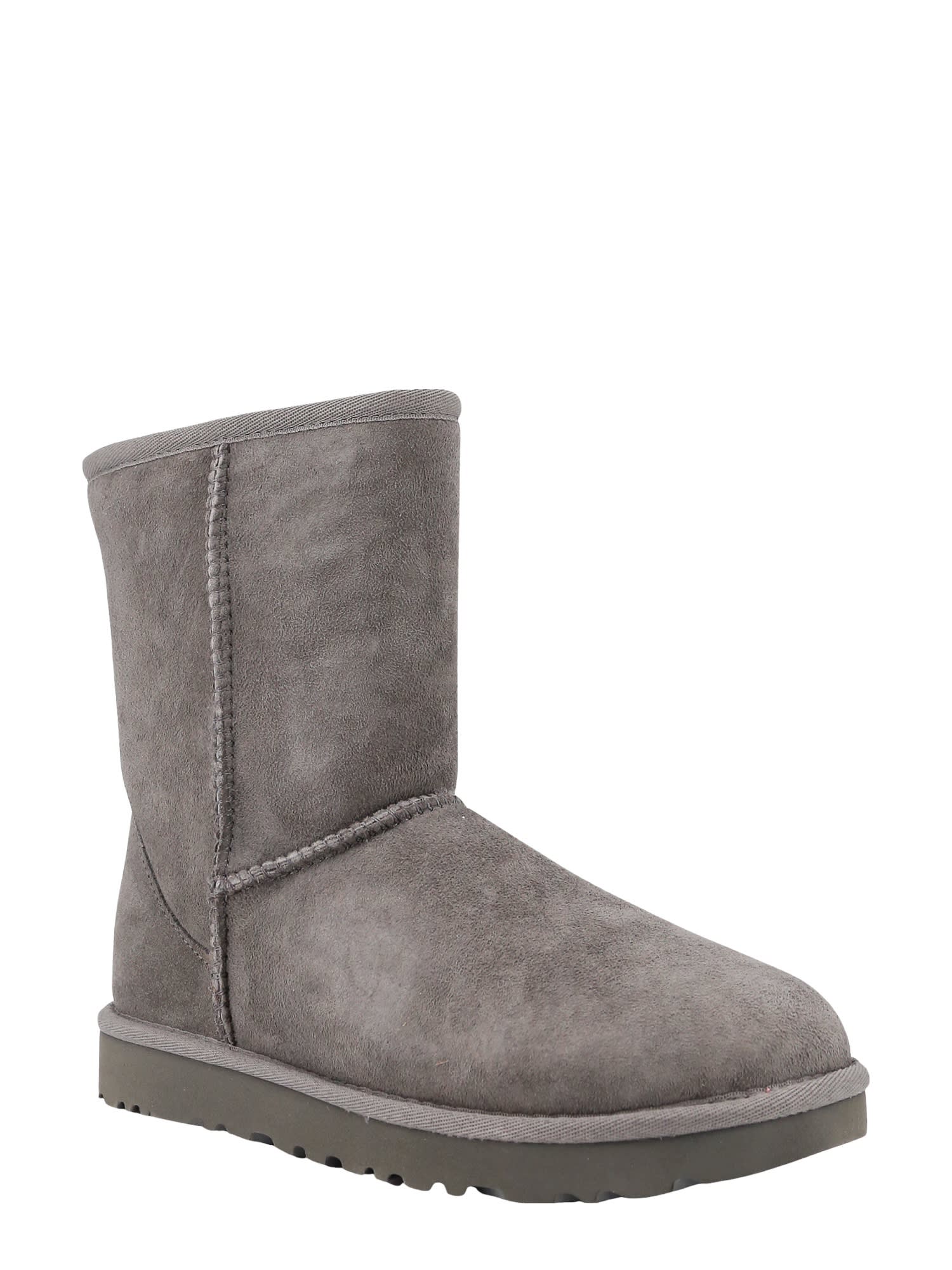 Ugg Classic Ii Genuine Shearling Lined Short Boot In Gray