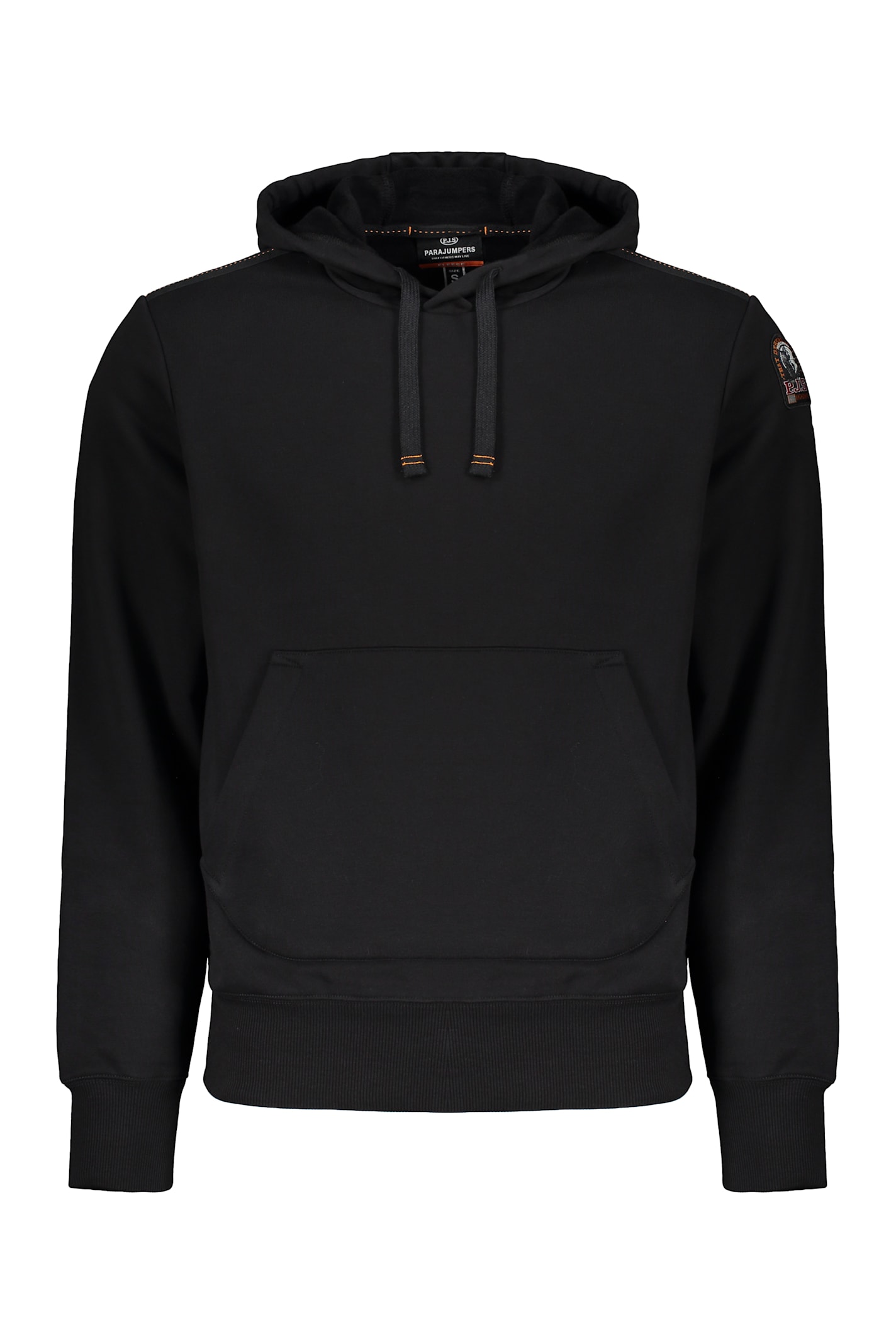 Parajumpers Black Hoodie, Simple And Versatile In Black