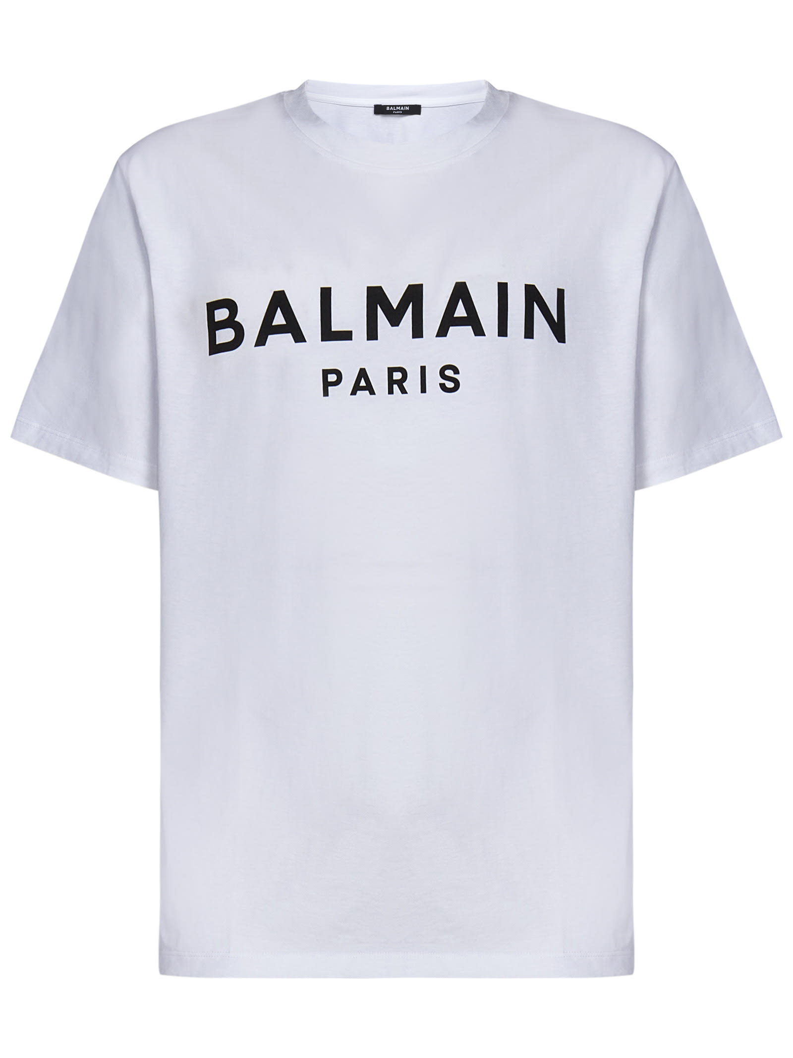 Shop Balmain Paris T-shirt In White