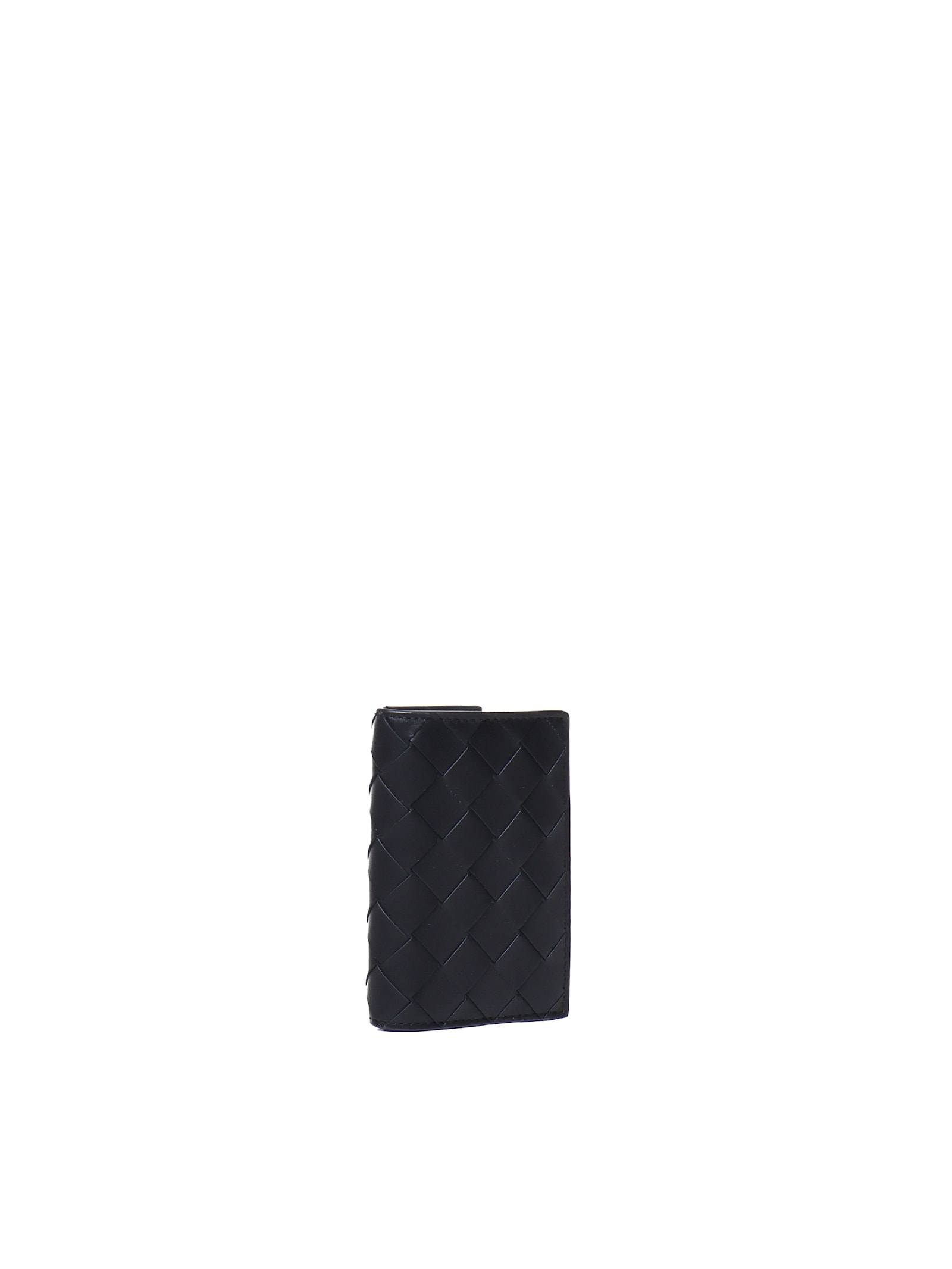 Shop Bottega Veneta Bifold Continental Cardholder In Black