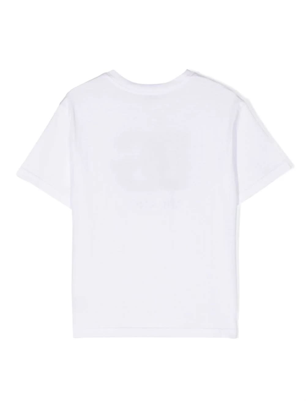 Shop Dolce & Gabbana White T-shirt With Dg Logo Print