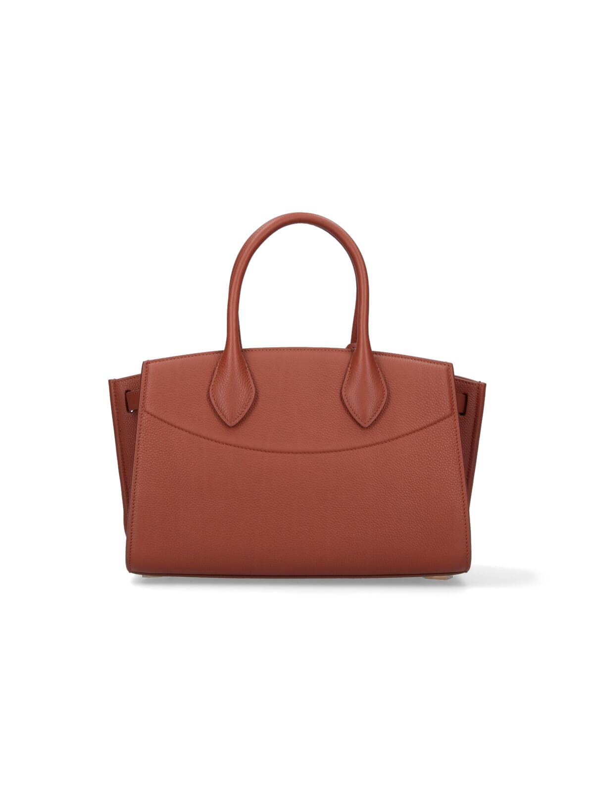Ferragamo Medium Handbag Studio Soft In Brown