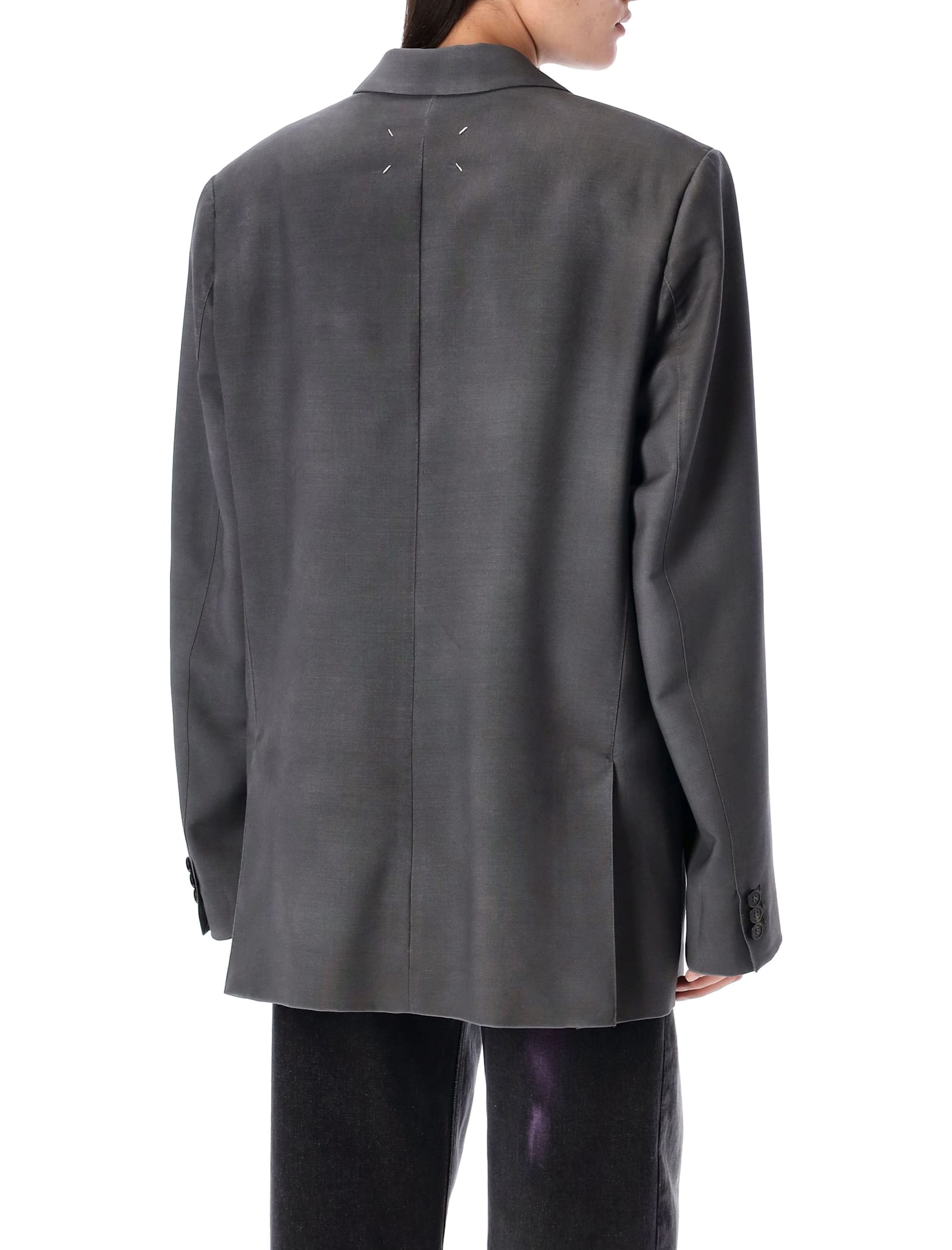 MAISON MARGIELA MAHAIR WOOL SUIT JACKET