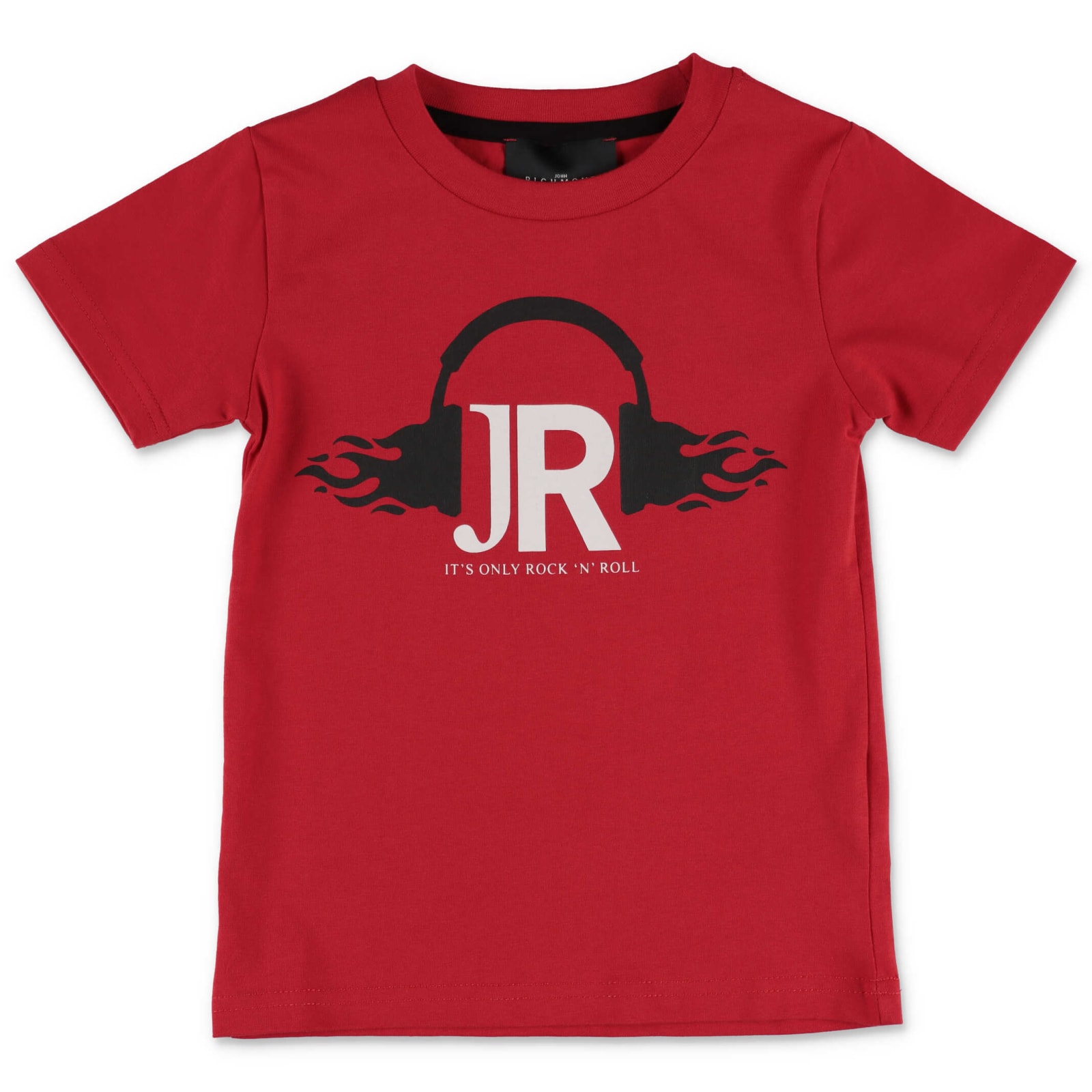John Richmond T-shirt Rossa In Jersey Di Cotone
