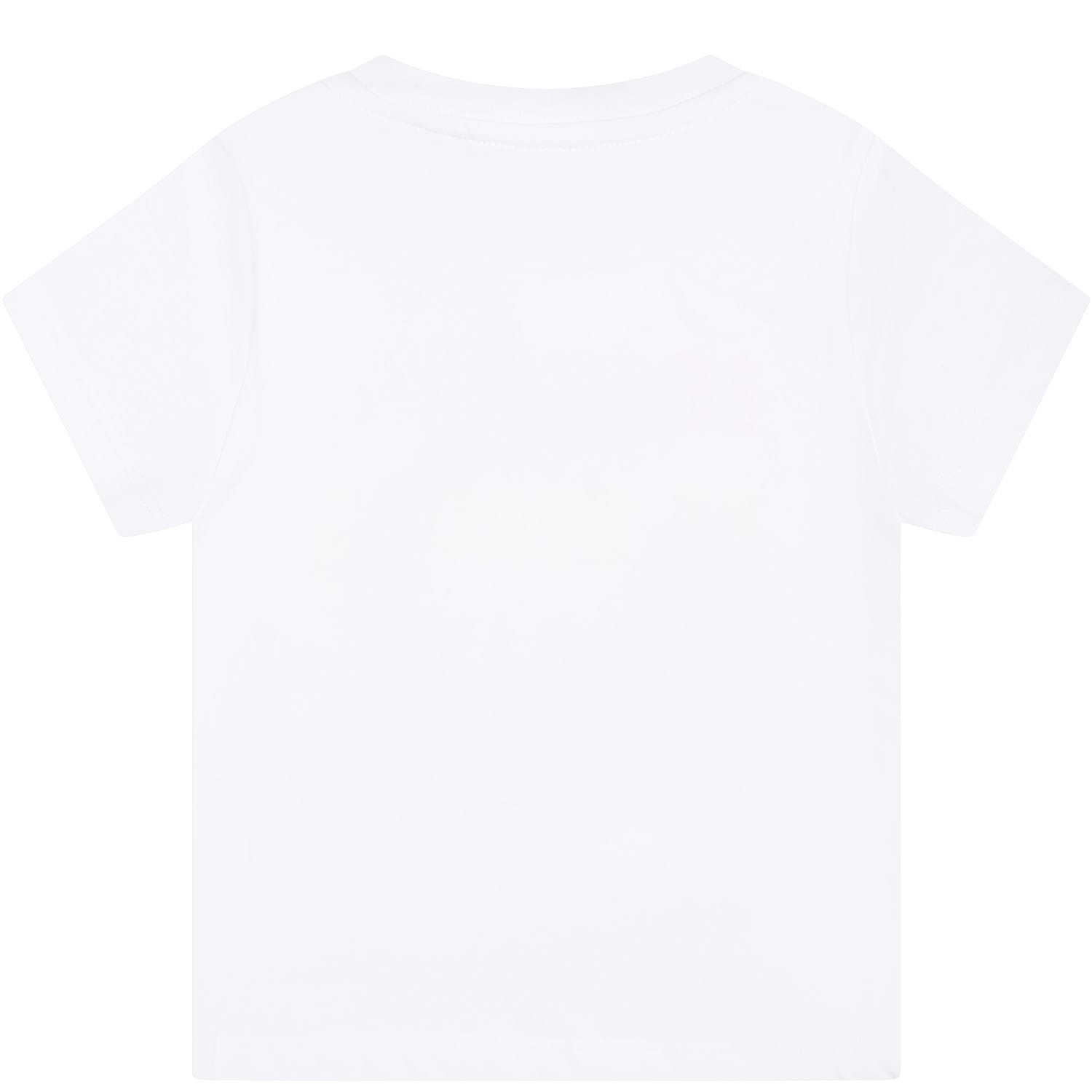 Shop Givenchy White T-shirt For Baby Boy With Logo