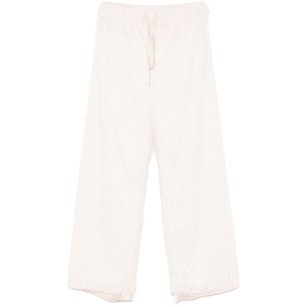Darkpark Silk Pants In White