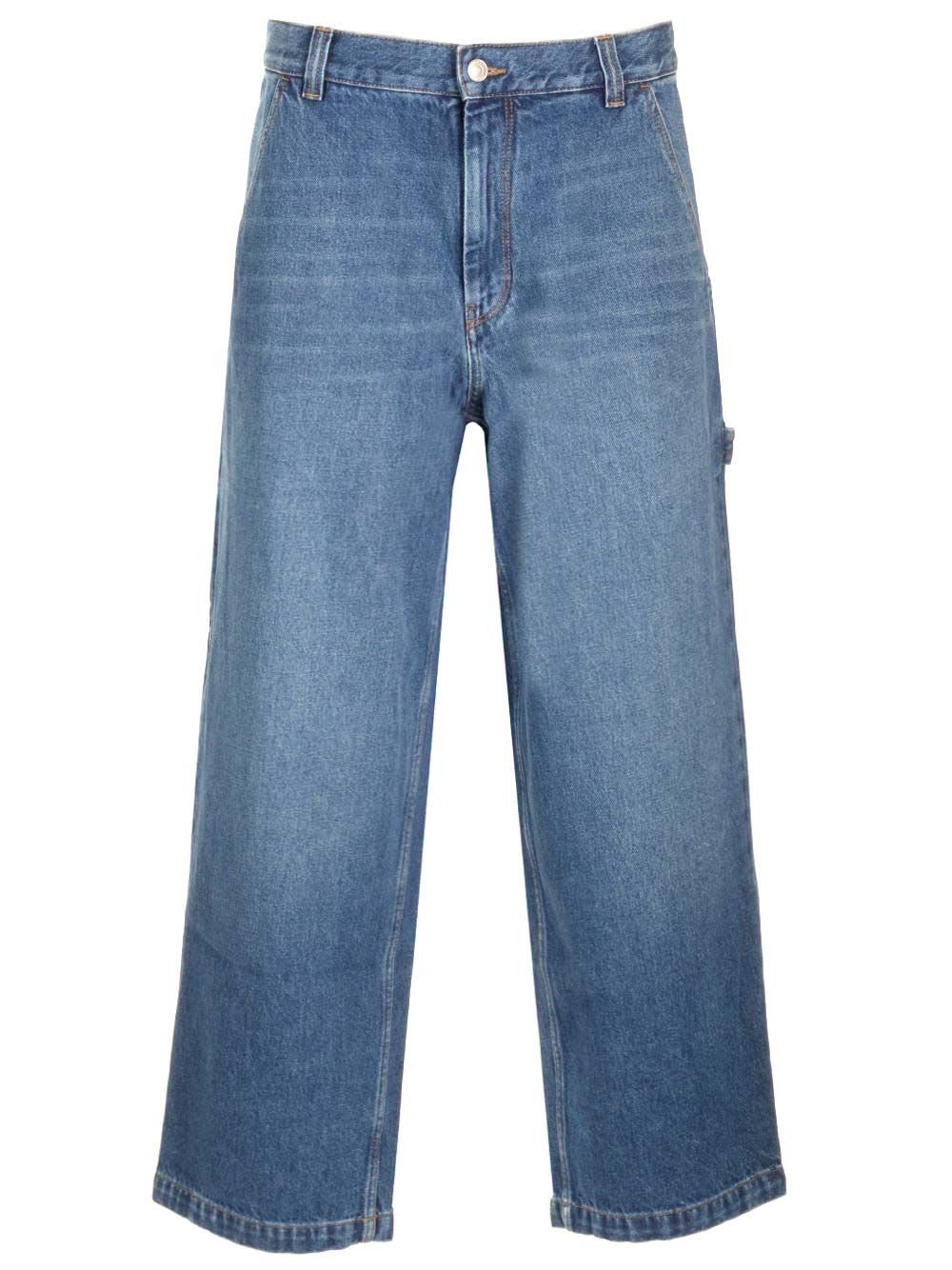 Shop Isabel Marant Jorama Baggy Fit Jeans In Blue