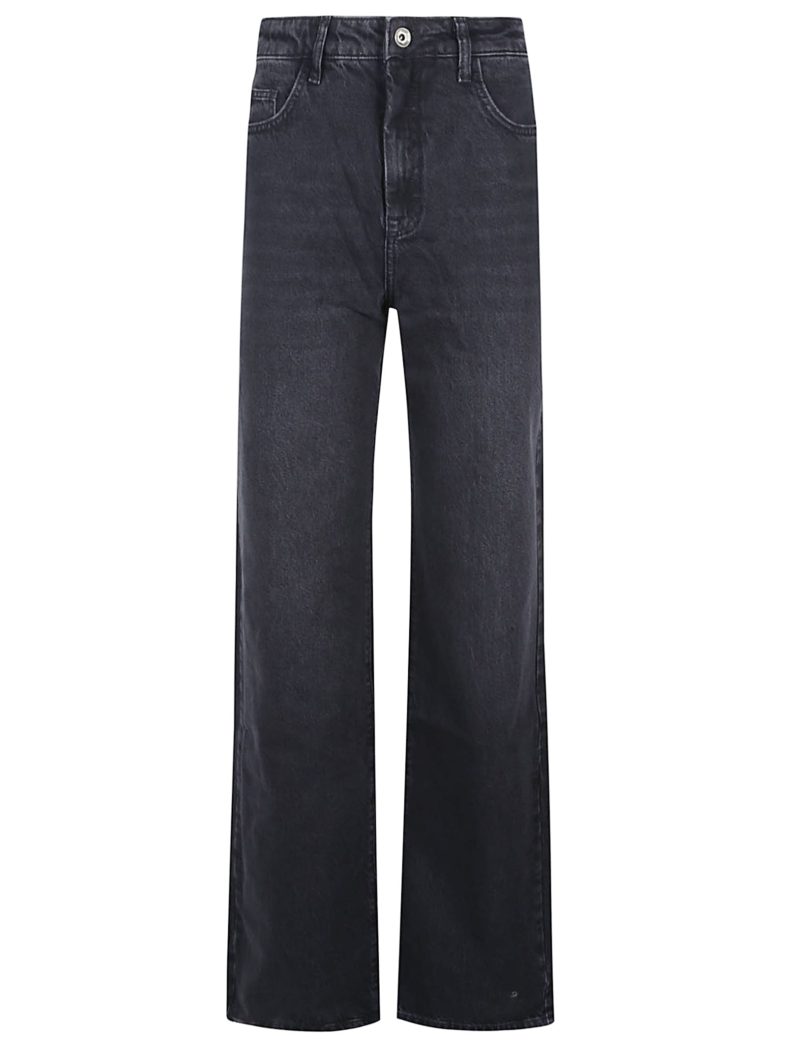 Patrizia Pepe High-waisted Jeans In Black