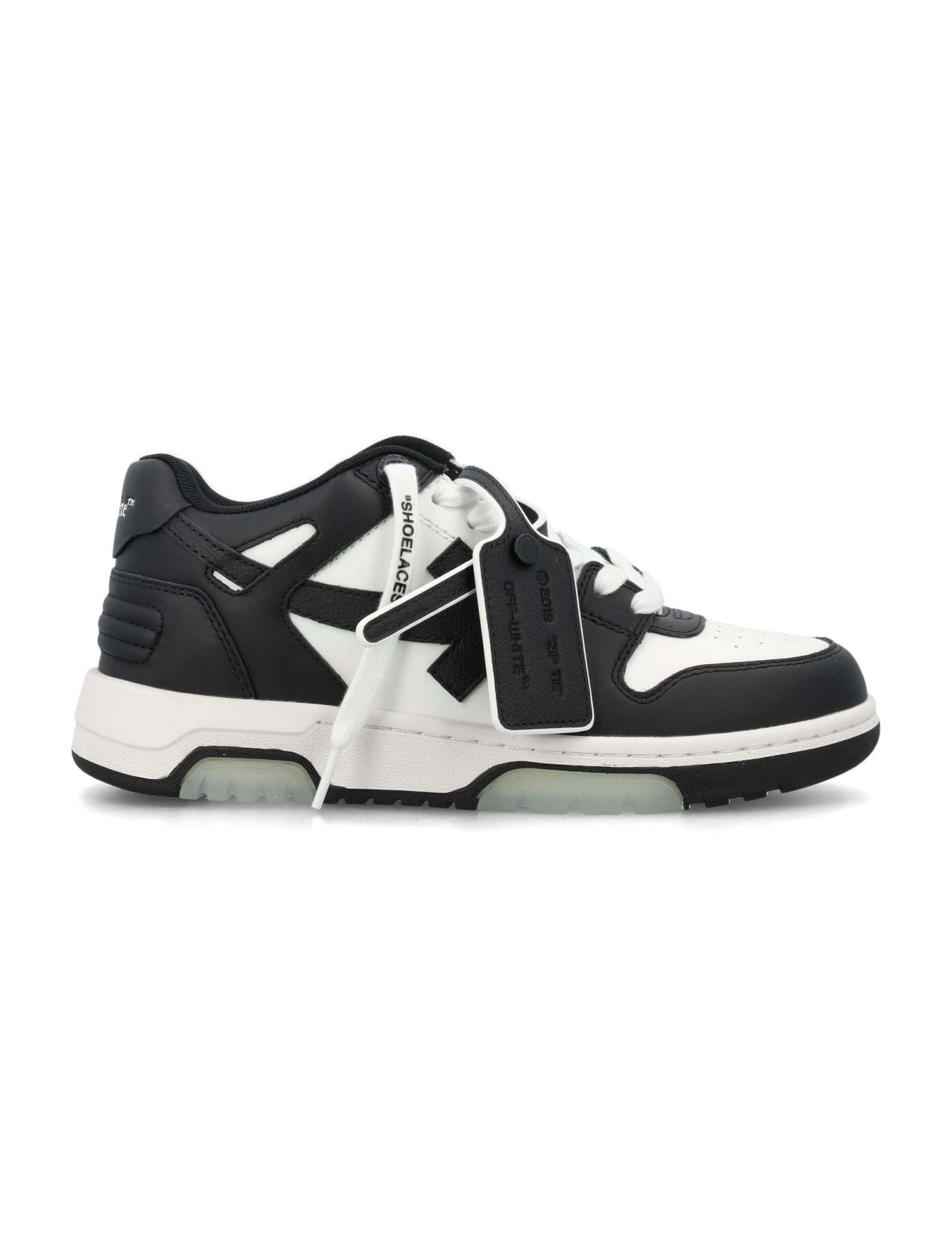Shop Off-white Out Of Office Sneakers In White Black