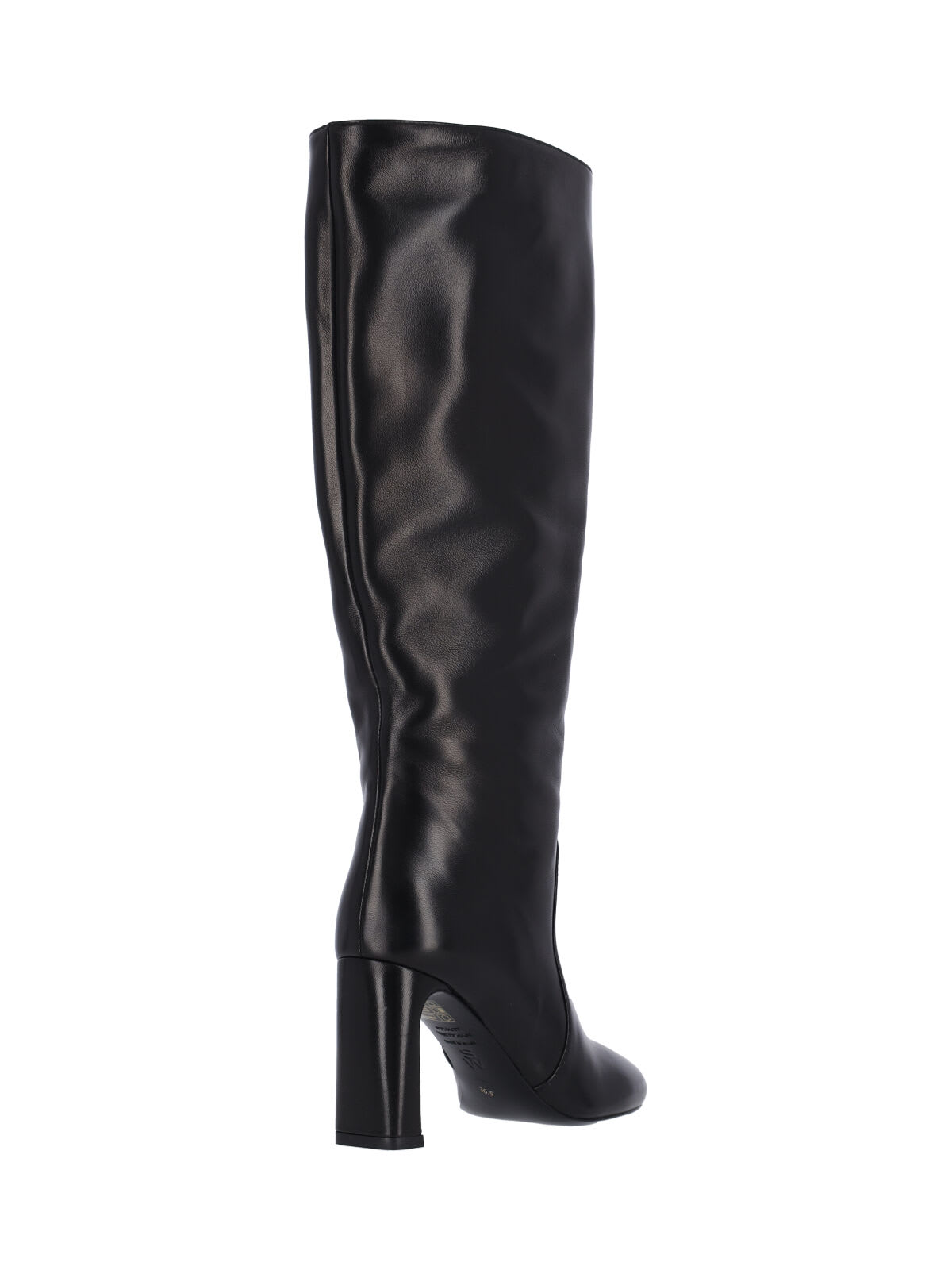 Stuart Weitzman Woman Boot Black Size 7.5 Calfskin In Black