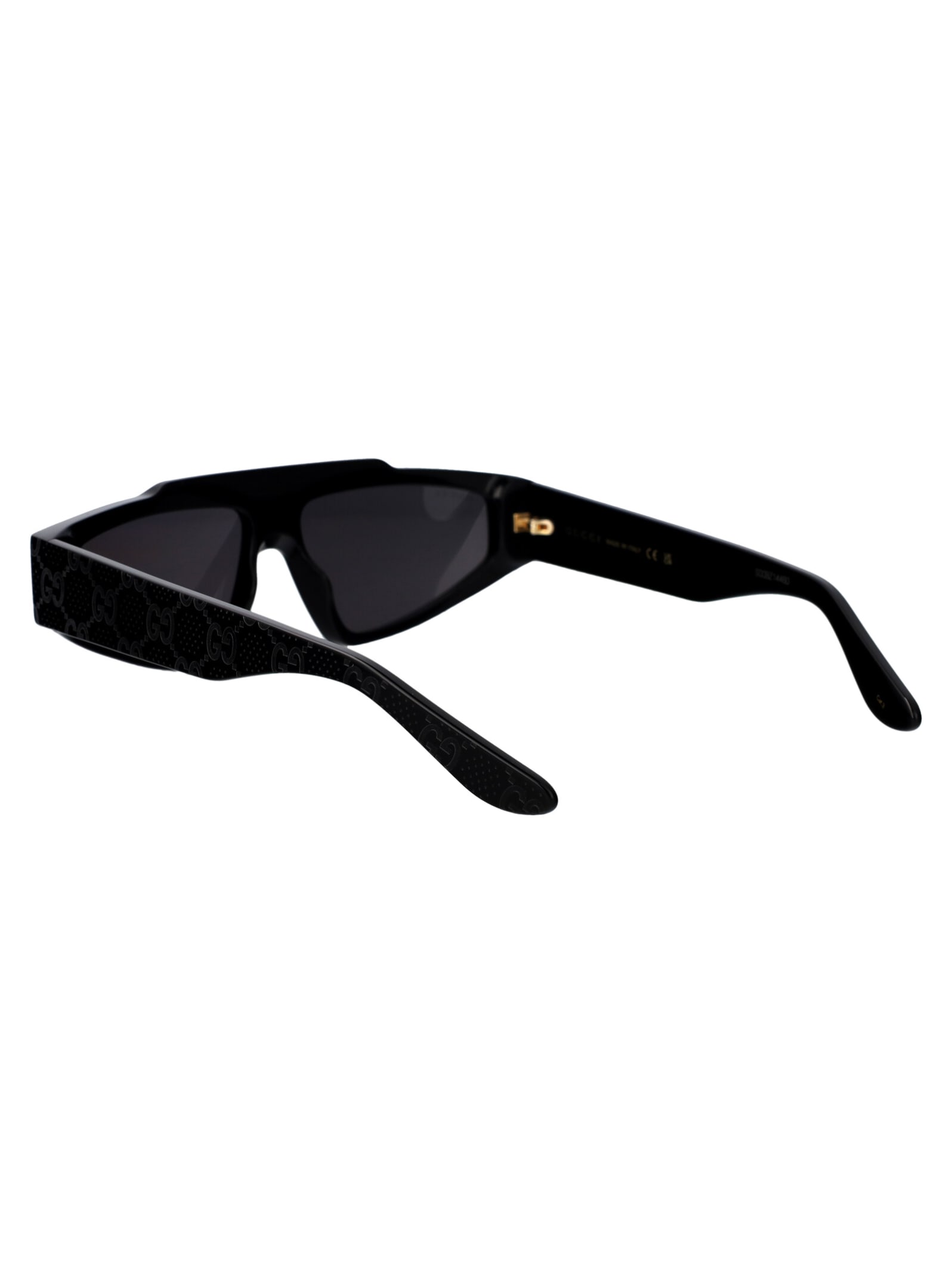 Shop Gucci Gg1591s Sunglasses In 001 Black Black Grey