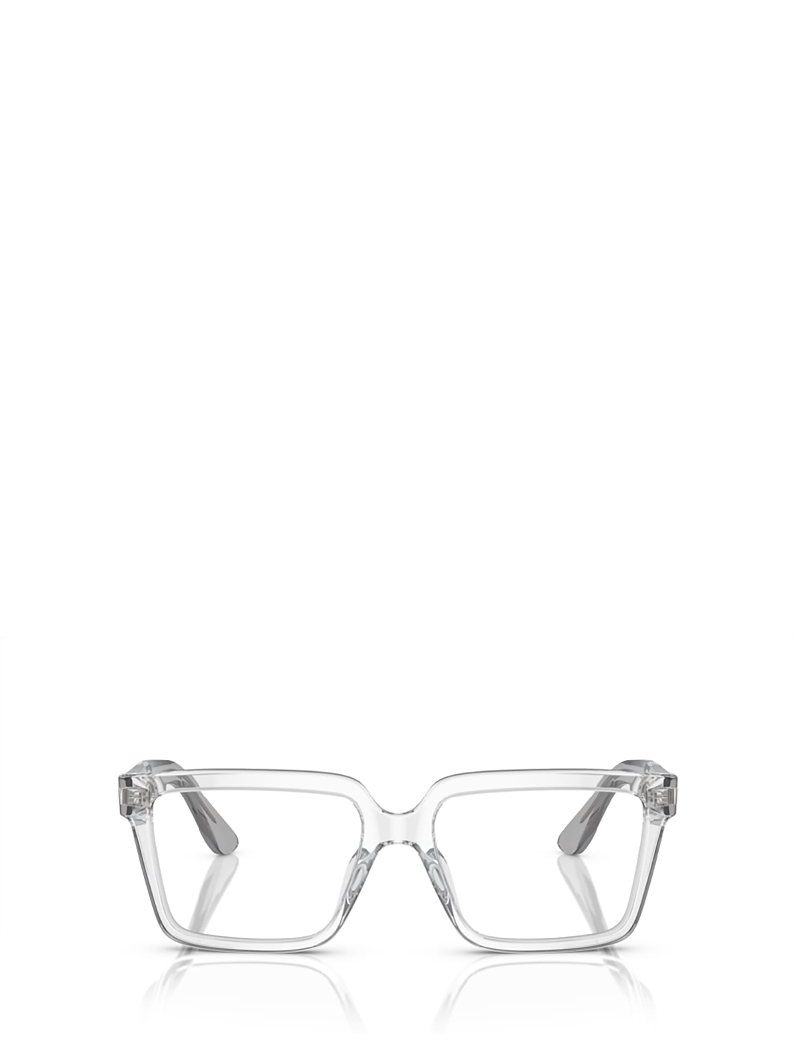 Shop Giorgio Armani Ar7230u Transparent Crystal Glasses