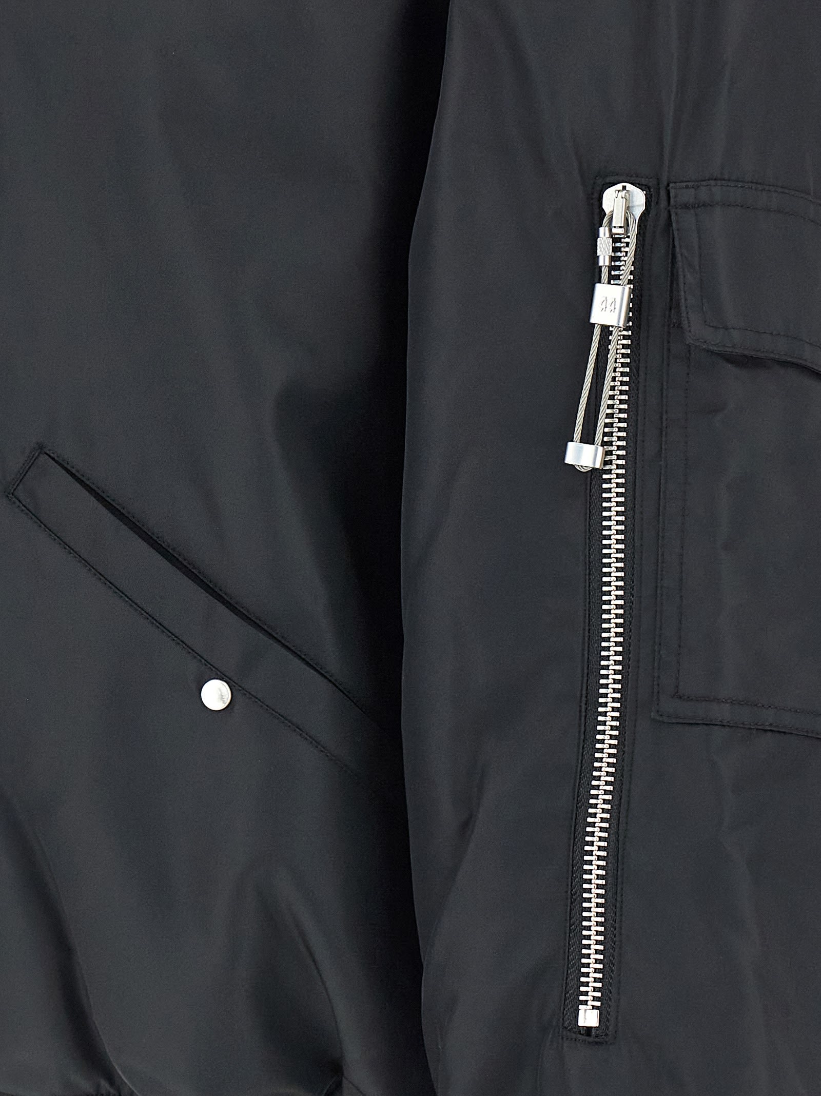 44 Label Group Profiler Bomber Jacket In Black