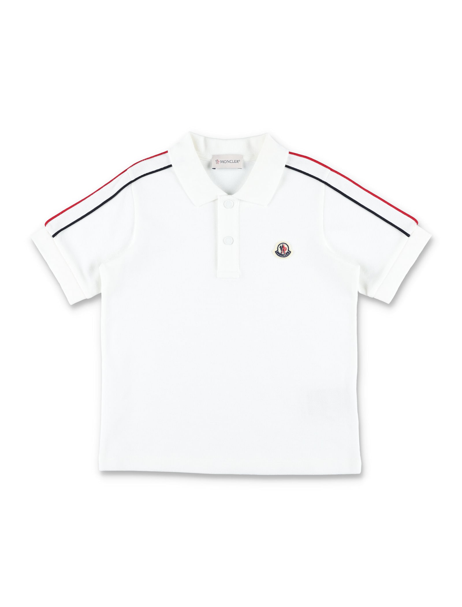 Moncler Polo+bermuda In White