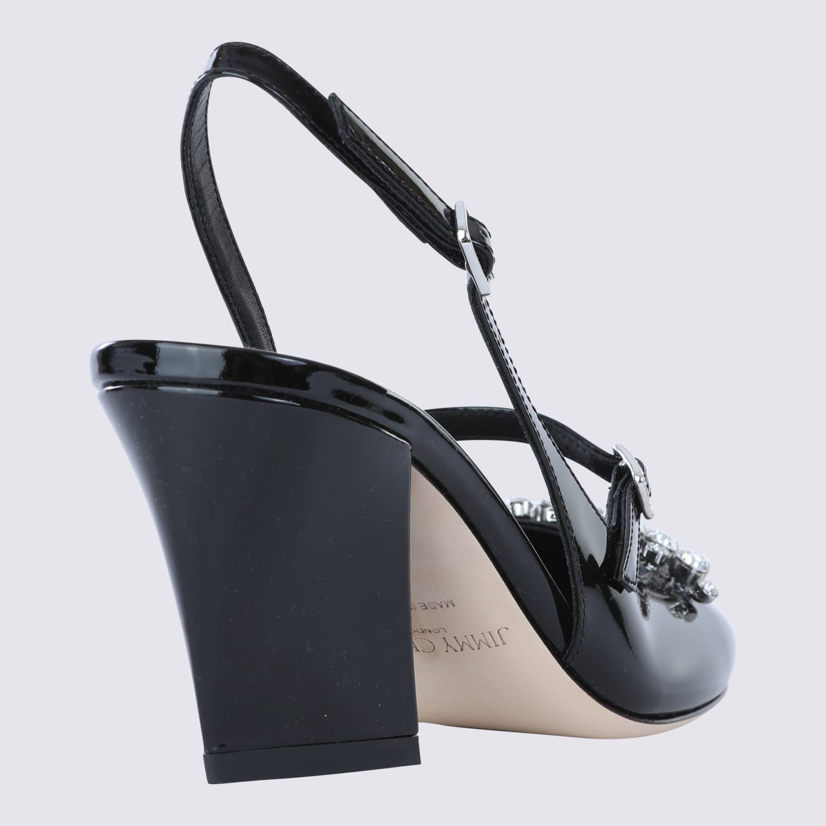 Jimmy Choo Black Leather Belinda Pumps In Black