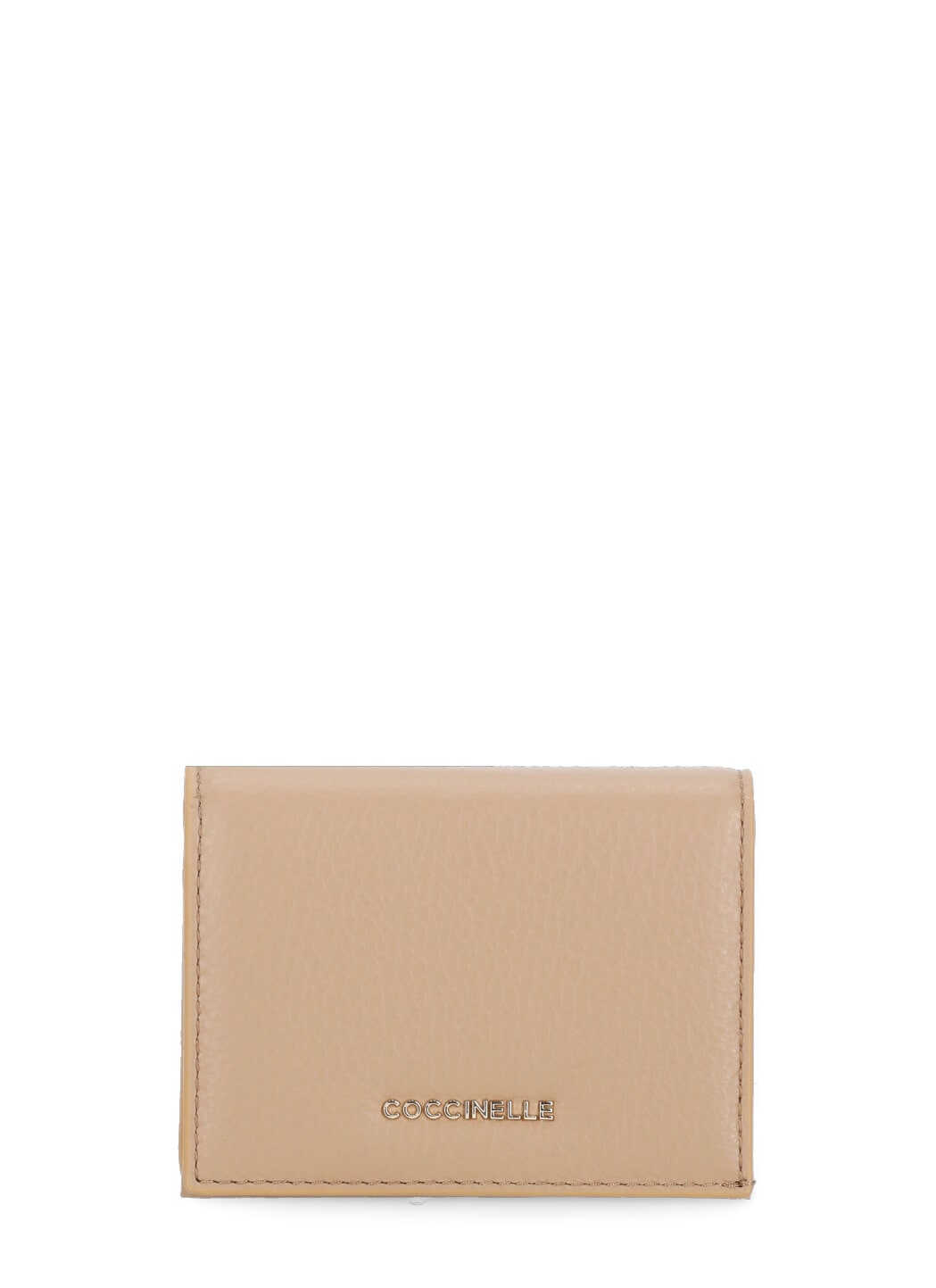 Coccinelle Metallic Soft Wallet In Pink