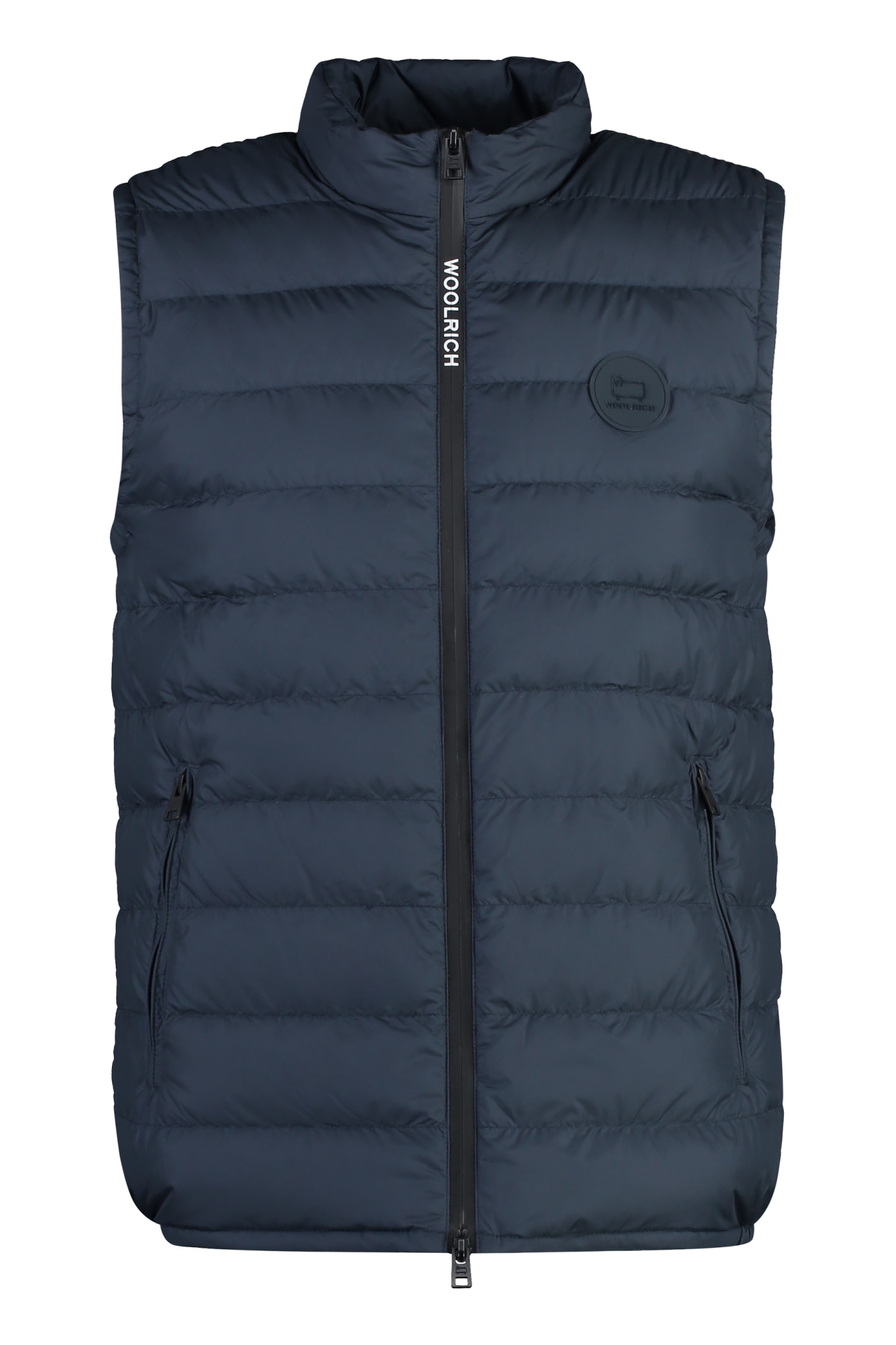 Shop Woolrich Sundance Bodywarmer Jacket In Melton Blue