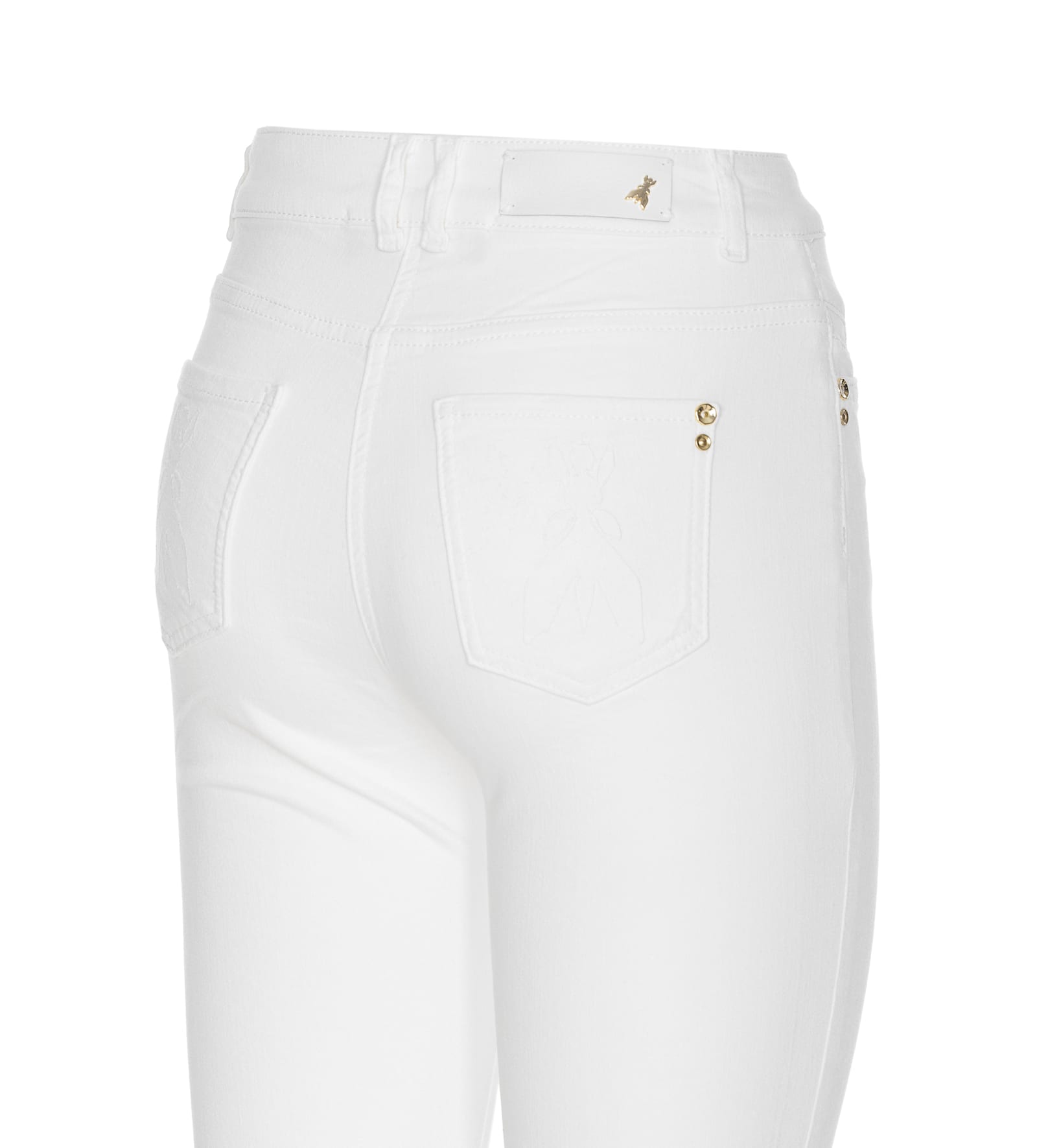 Shop Patrizia Pepe Jeans In White