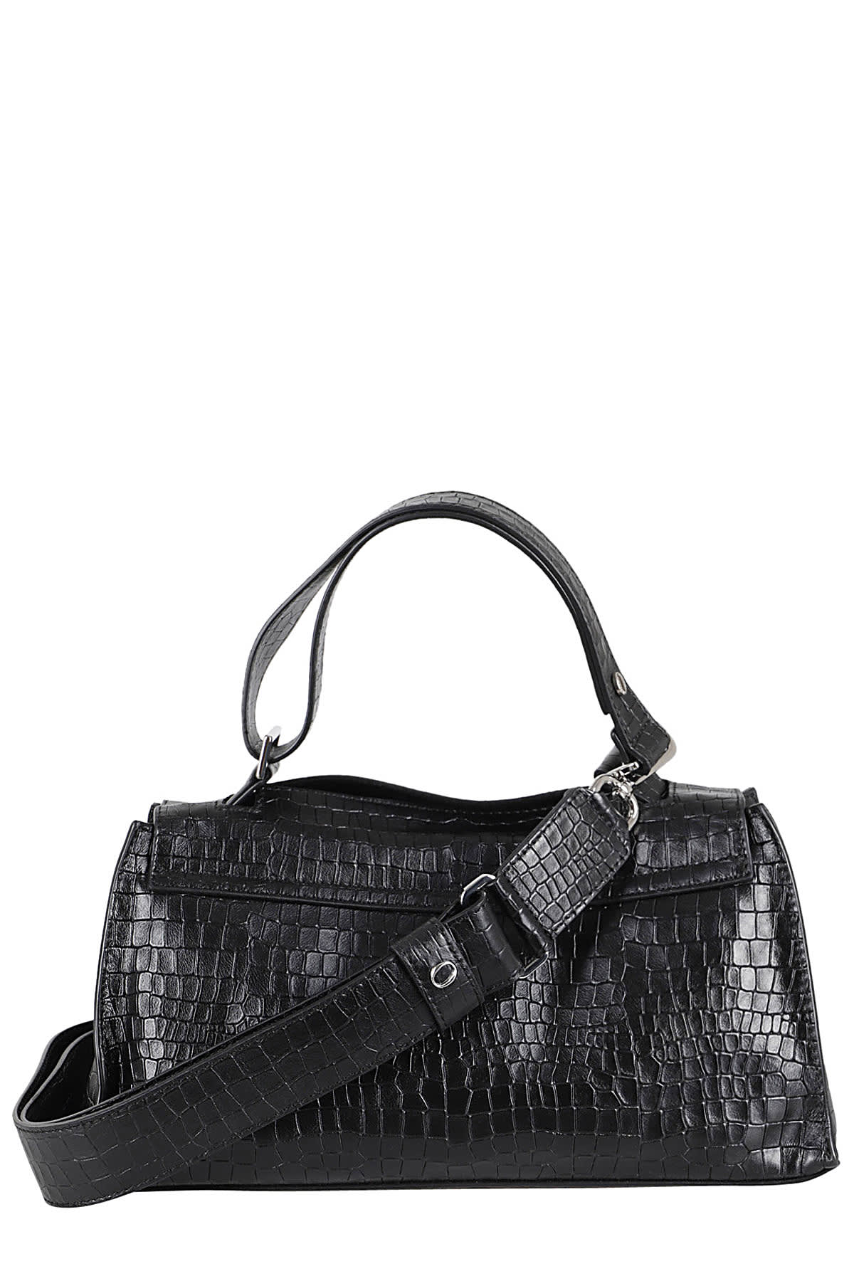 Shop Orciani Borsa In Pelle In Ner Nero