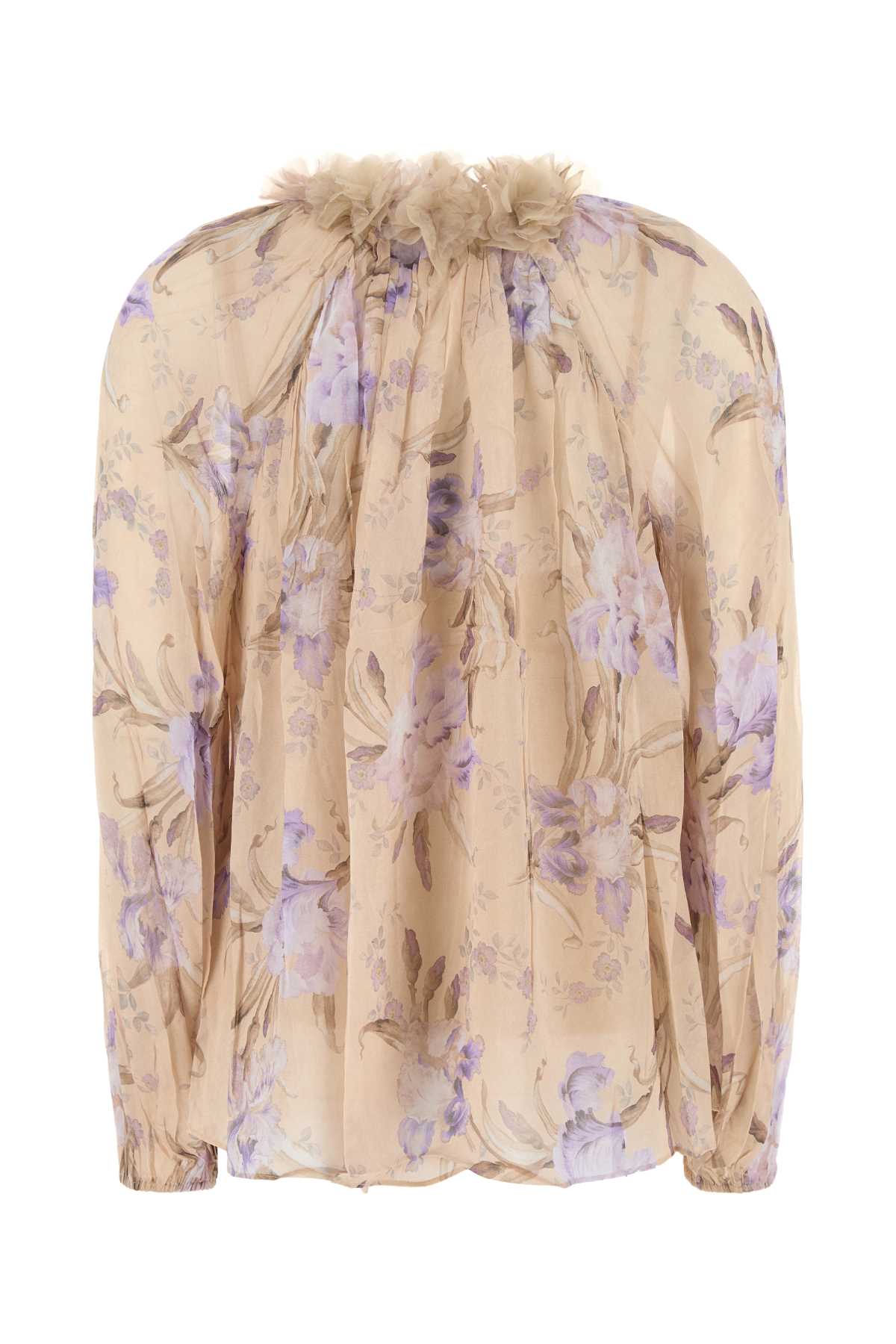Zimmermann Eden Billow Blouse In Naturaliris
