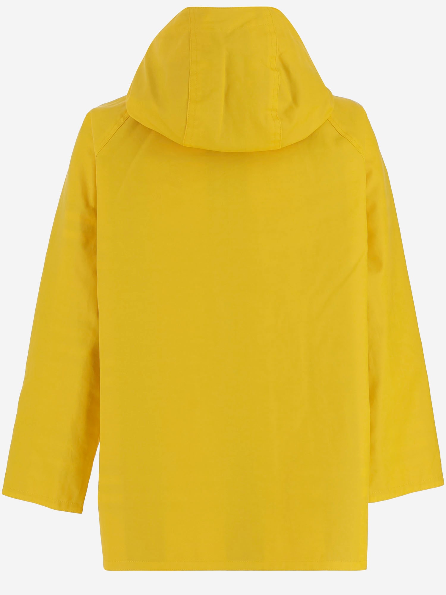 Burberry Reversible Cotton Coat In Yellow