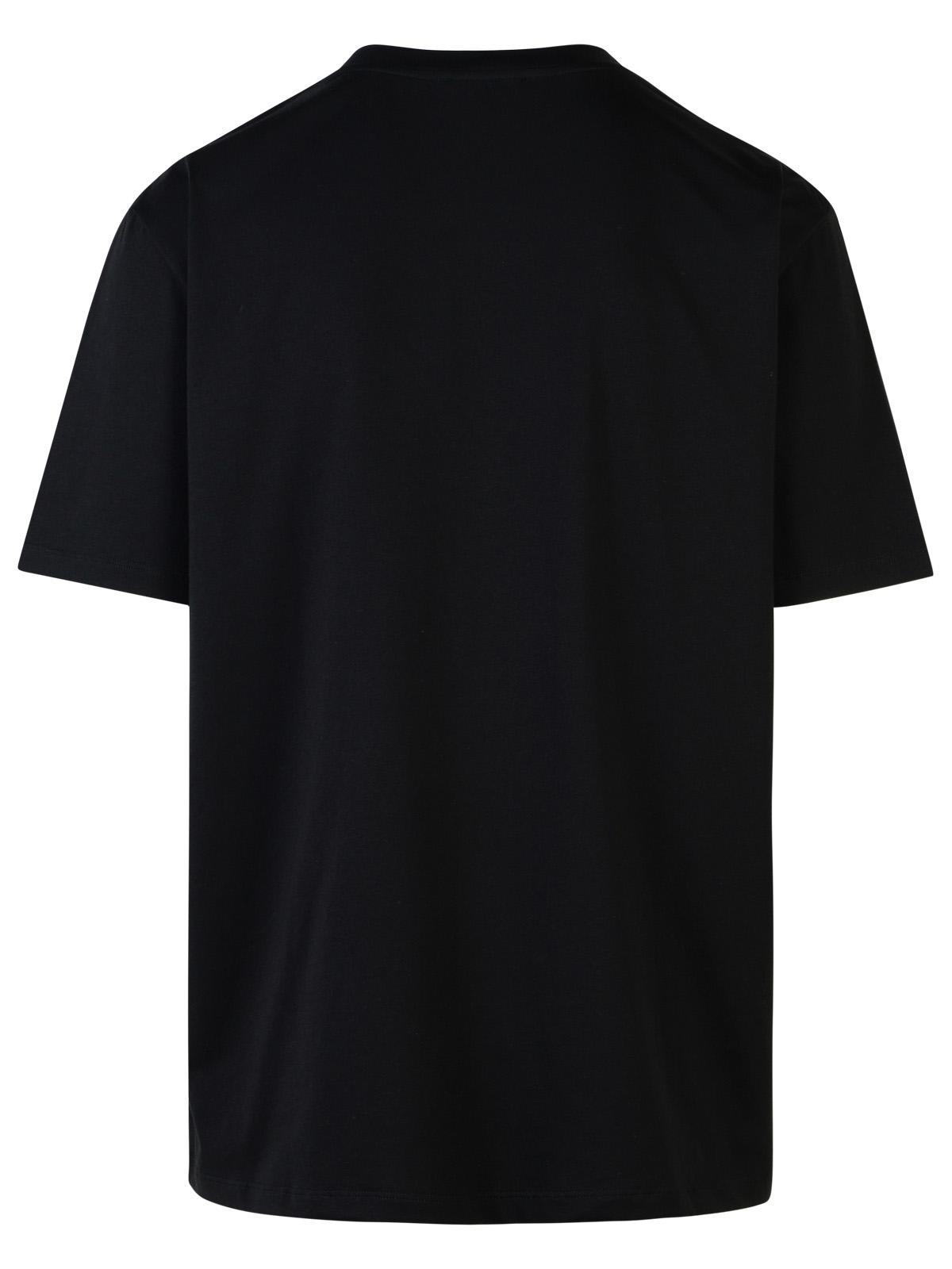 Shop Balmain Black Cotton T-shirt