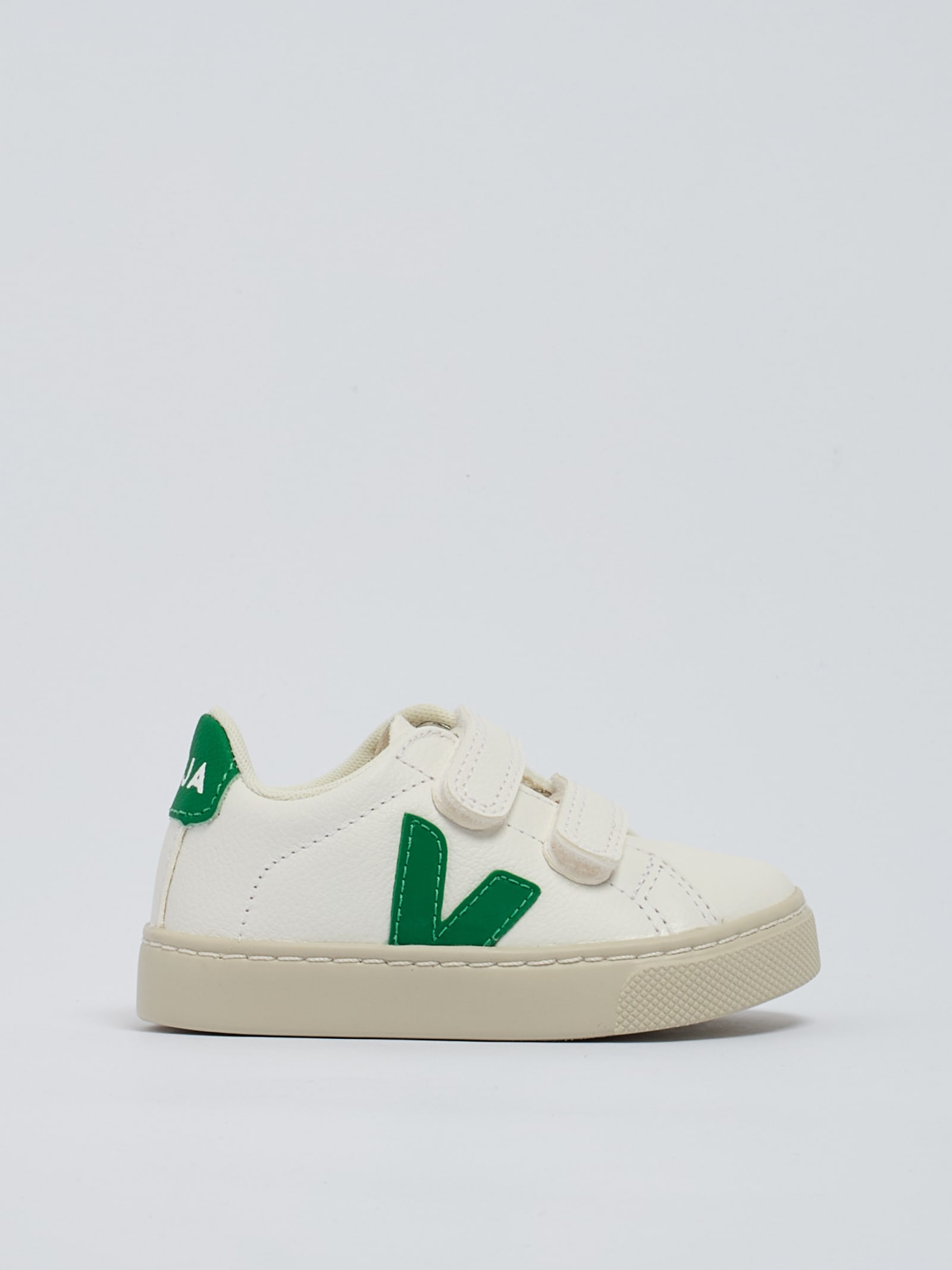 Veja Kids' Small Esplar Sneaker In Bianco-verde