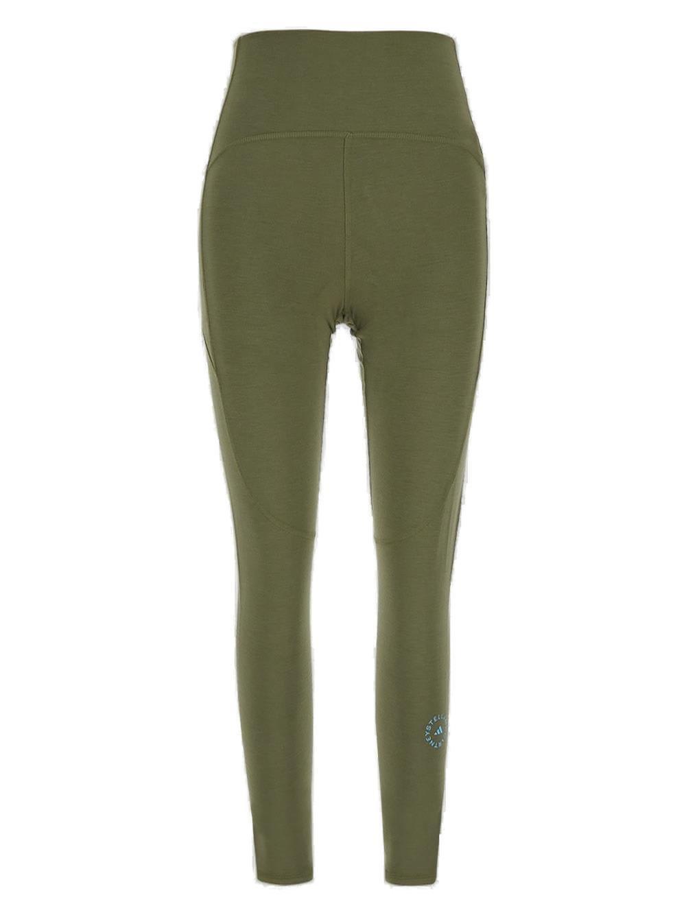 Shop Adidas By Stella Mccartney 7/8 Yoga Leggings In Green