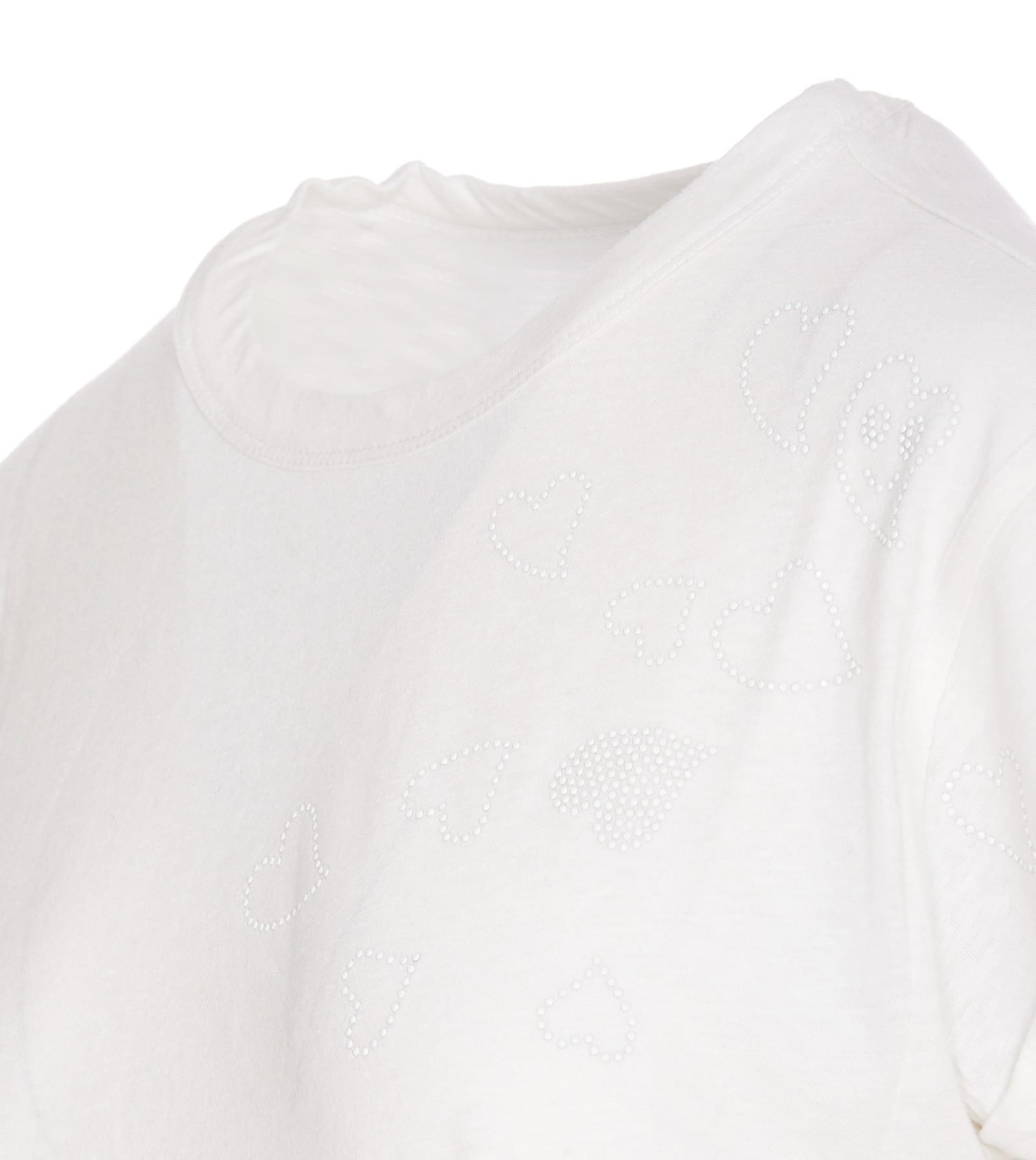 Shop Zadig &amp; Voltaire Anya Rain Stud T-shirt In White