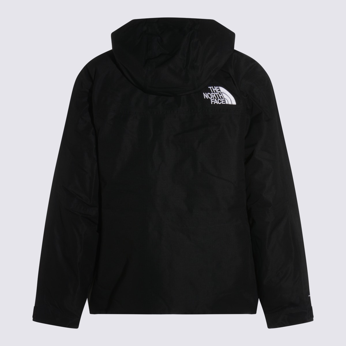 The North Face Mountain Down Jacket Hooded Long Sleeves In Black