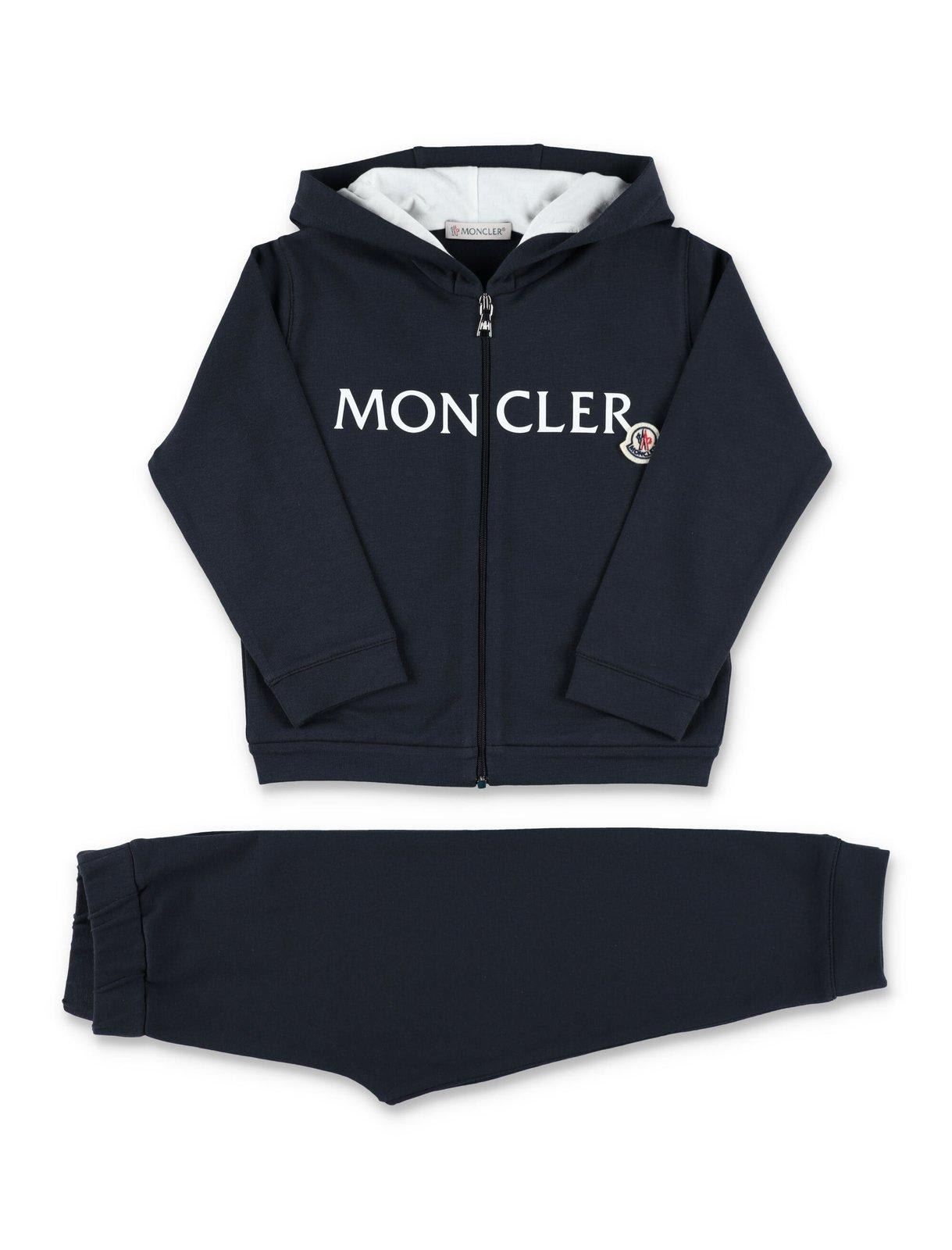 Moncler Logo-printed Hooded Tracksuit Set