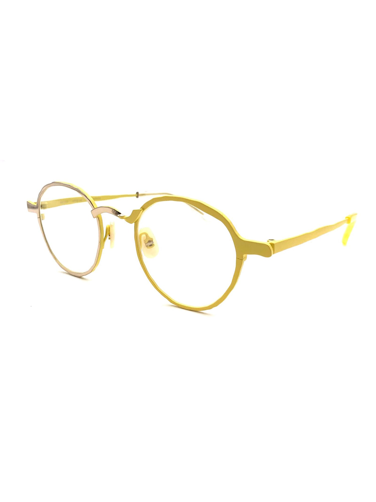 Masahiro Maruyama Mm/0092 No.4 Eyewear In Gold _ Yellow