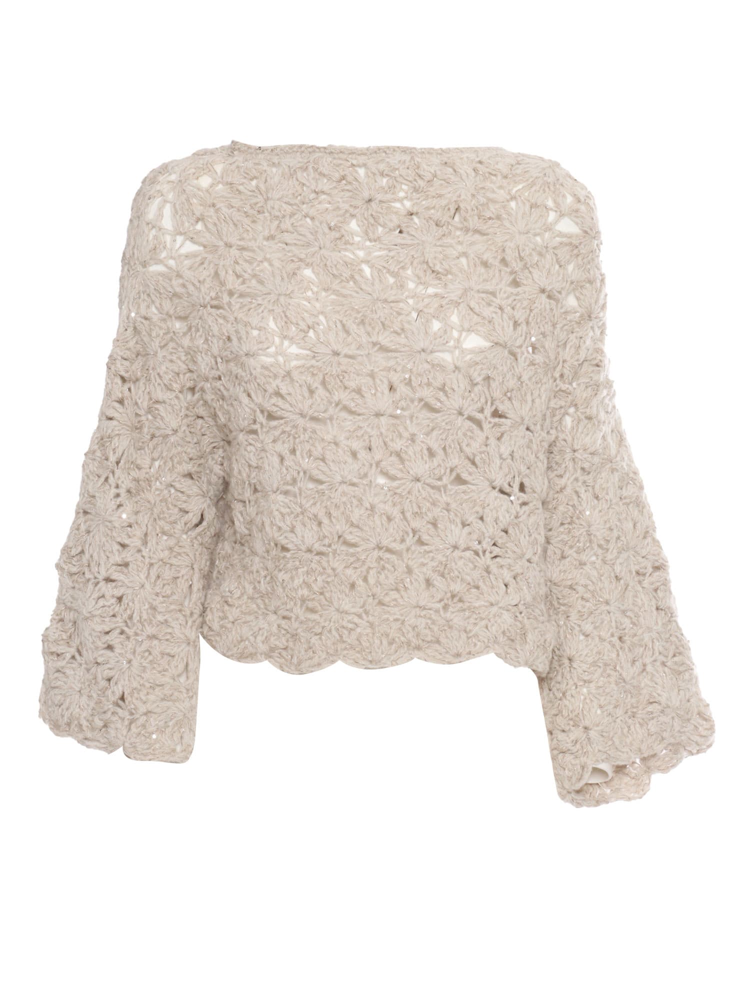 Shop Antonelli Sweater In Beige