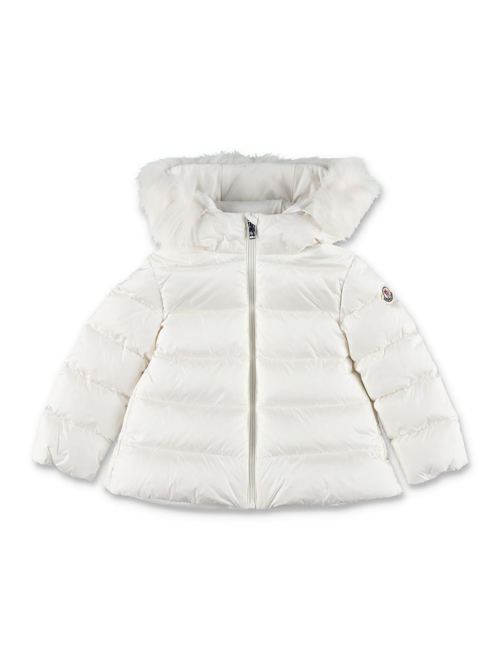 Moncler Kid - Obie Hooded Down Jacket In White