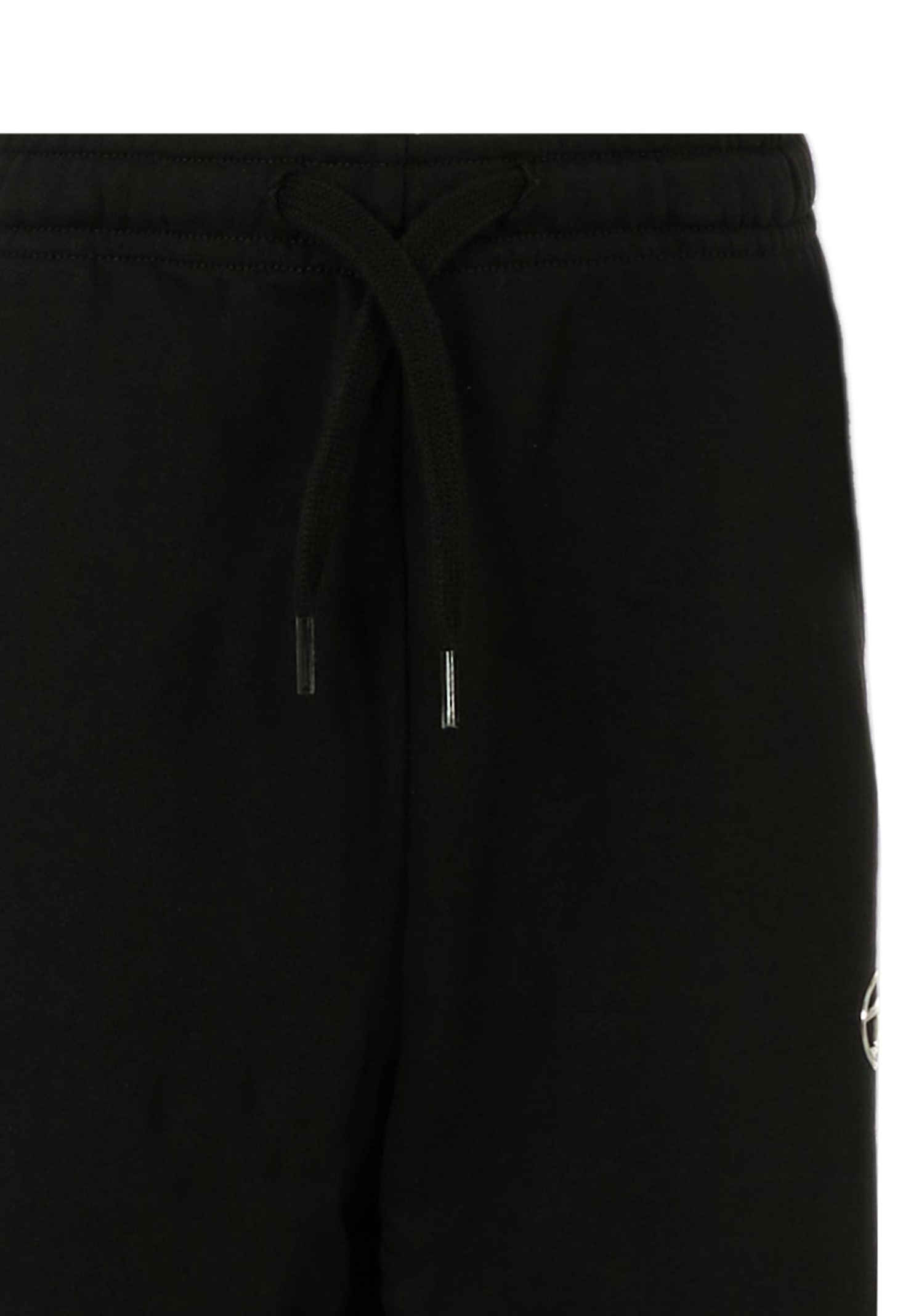 Diesel Black Trousers For Bambino With Logo In Black