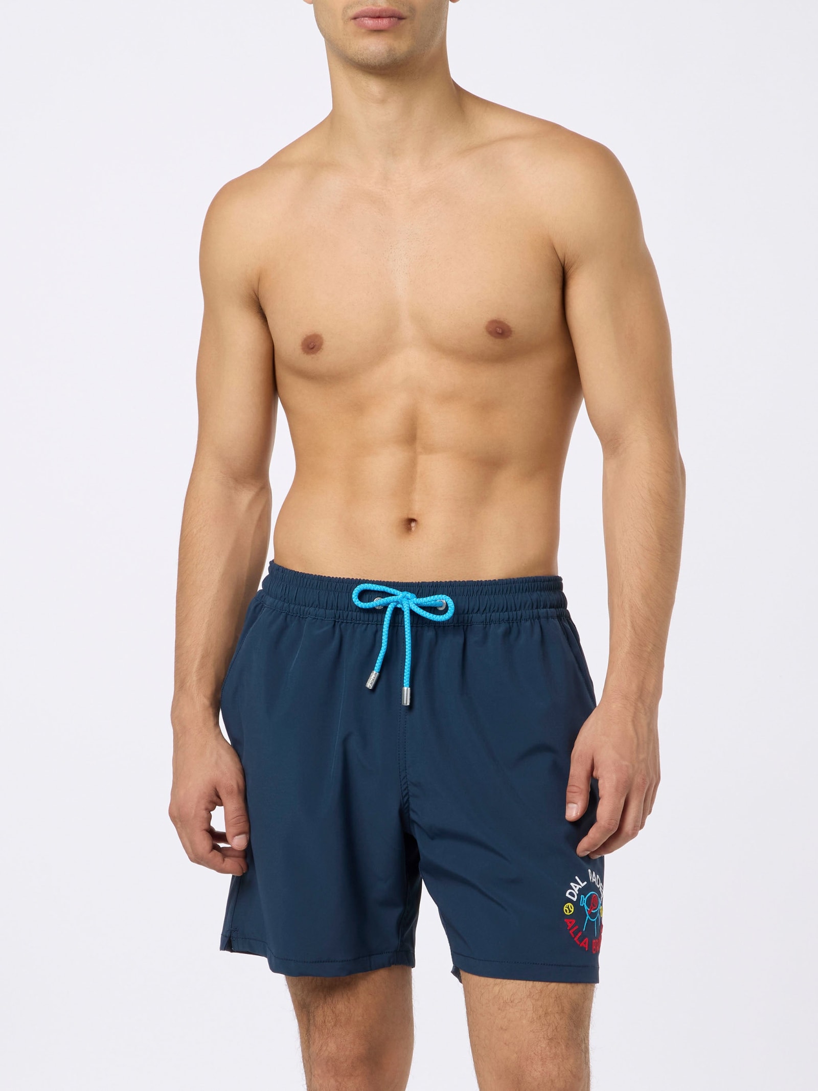 Mc2 Saint Barth One-piece Beachwear In Blue