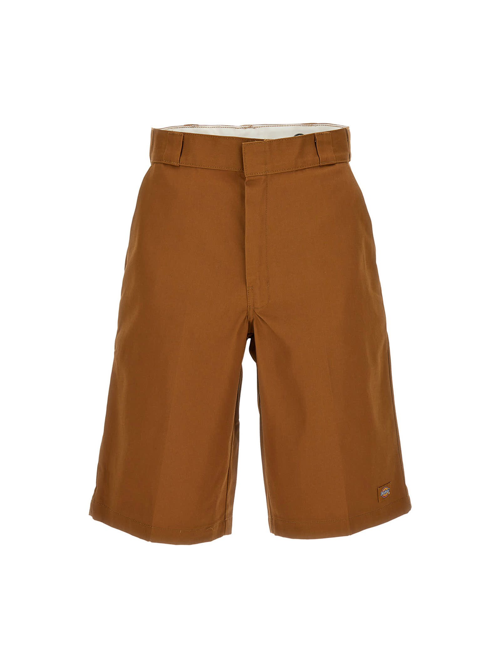 Shop Dickies Cotton Bermuda Shorts In Brown
