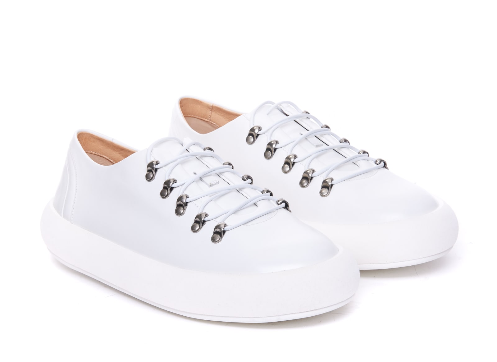 Shop Marsèll Espana Lace Up Shoes In White