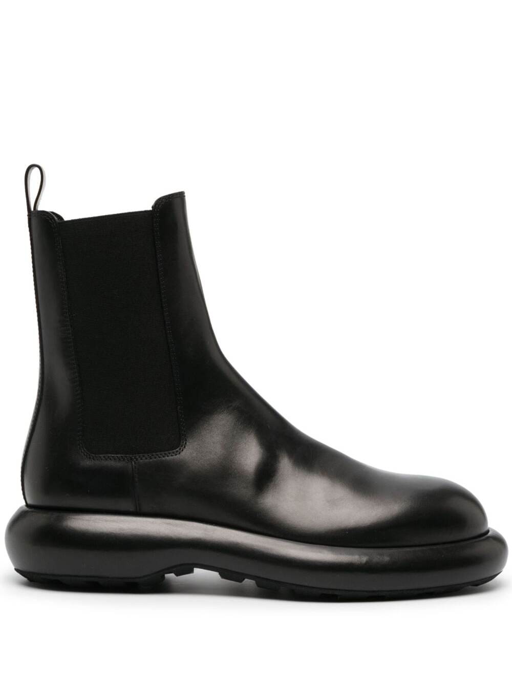 Jil Sander Cuscion Boots In Black