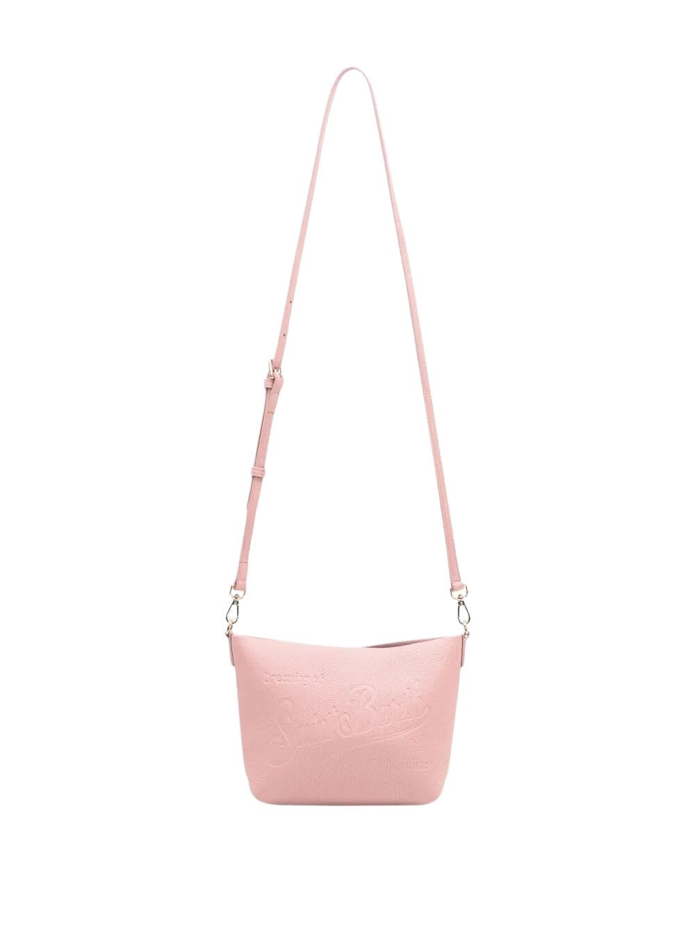 Mc2 Saint Barth Aline Shoulder Bag Adjustable Strap In Pink