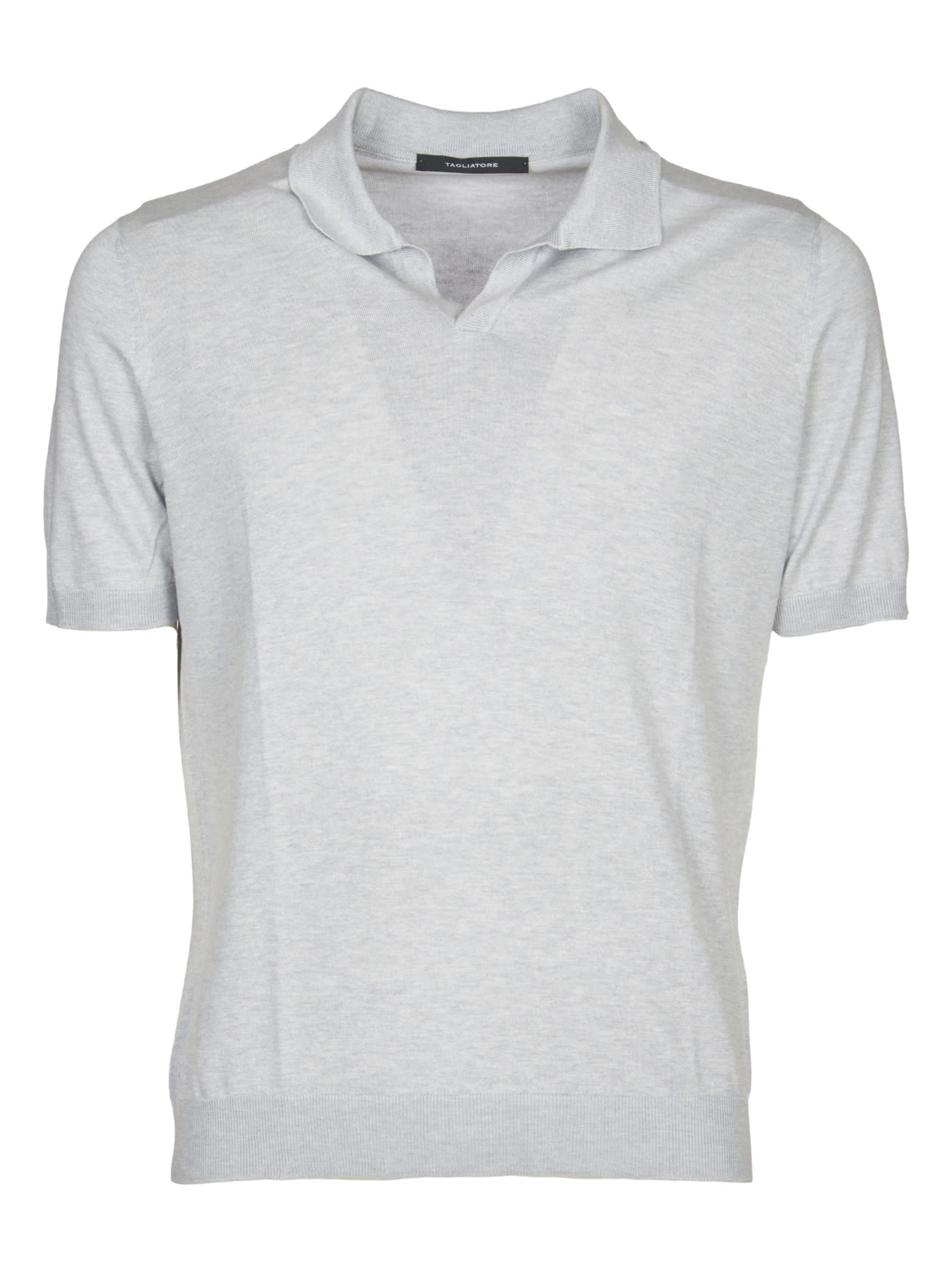 Shop Tagliatore Polo Shirt In Grey