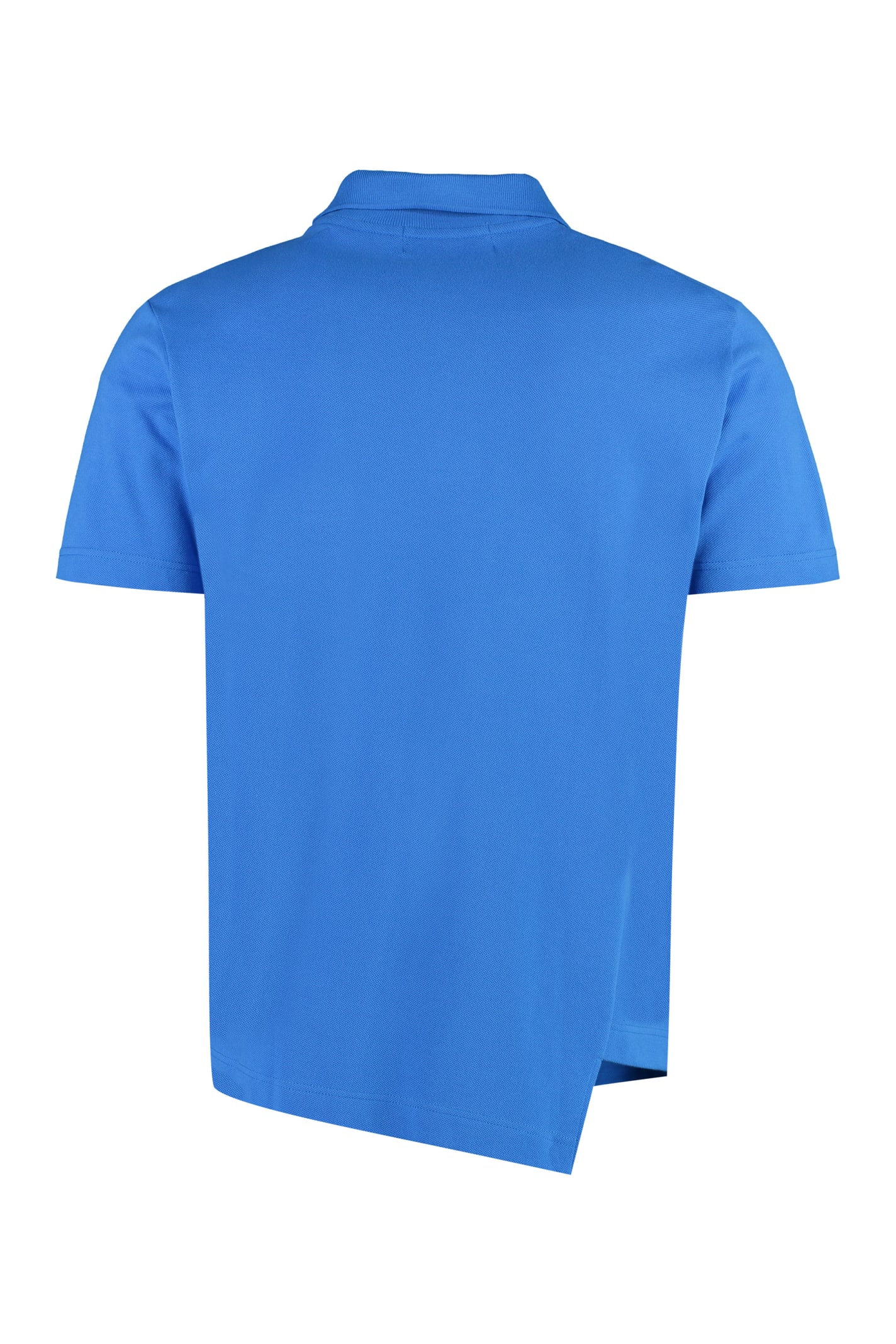 Shop Comme Des Garçons Shirt Lacoste X Comme Des Garçons - Cotton-piqué Polo Shirt In Blue