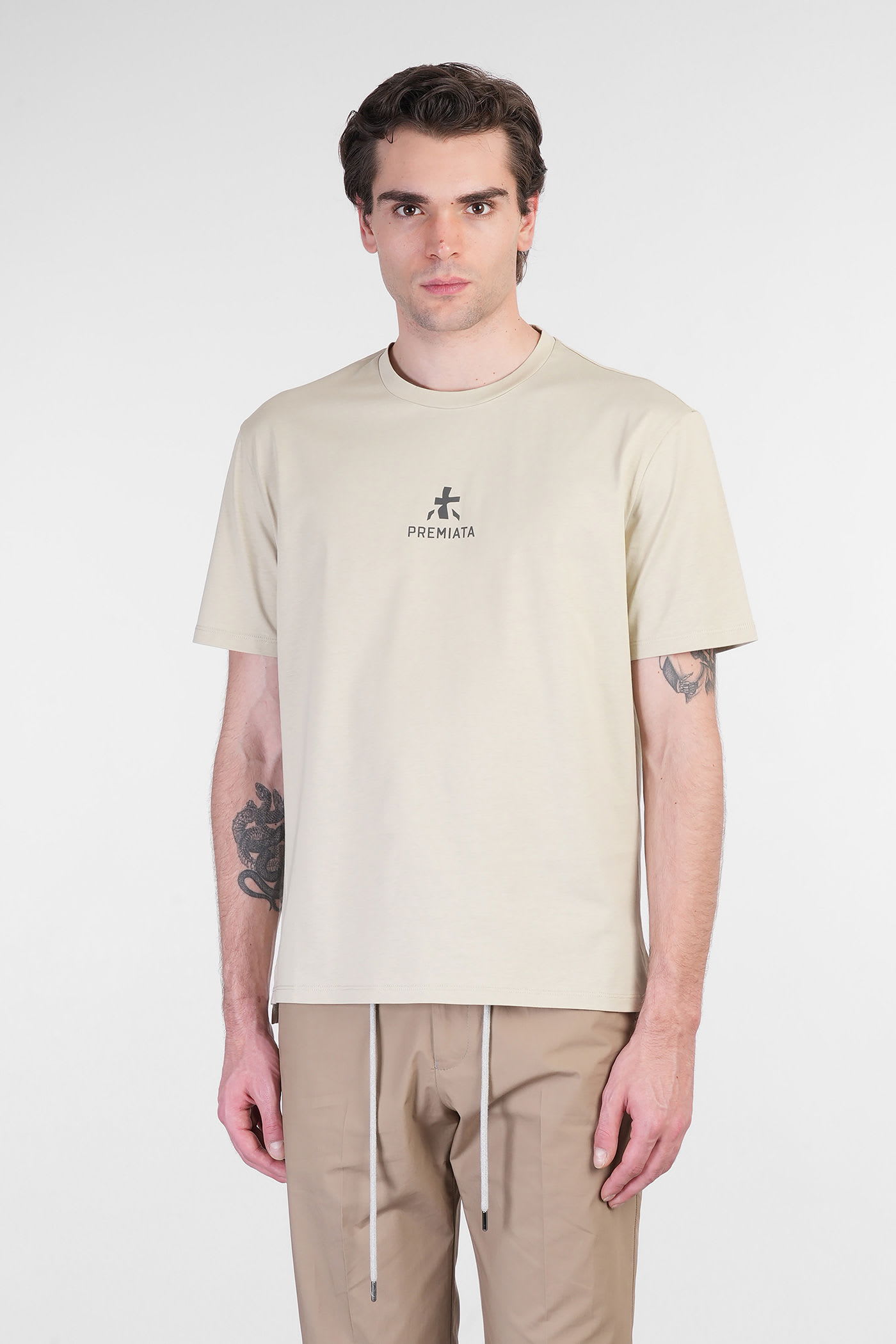 T-shirt In Green Cotton
