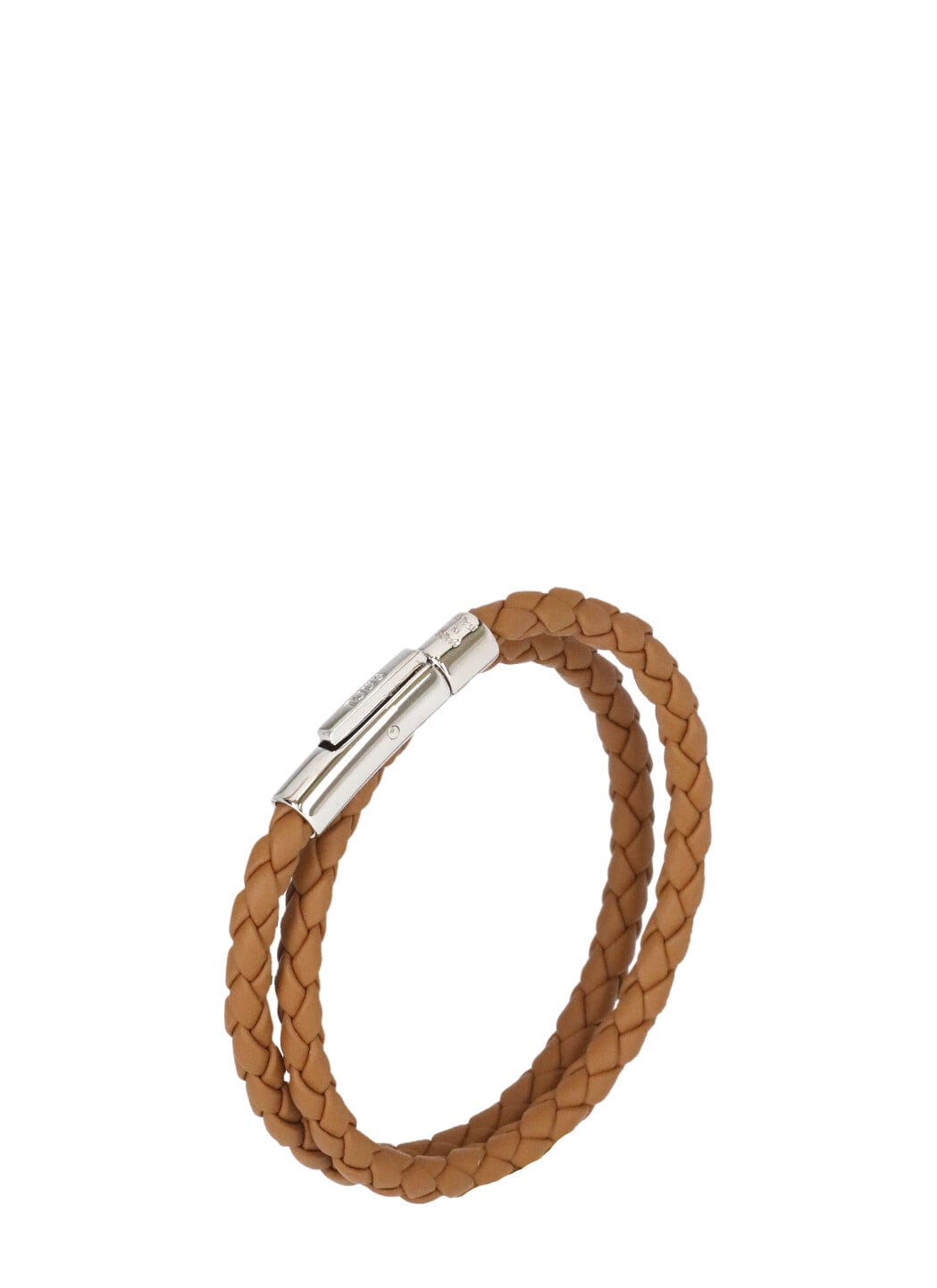 Shop Tod's Mycolors Leather Bracelet In Brown