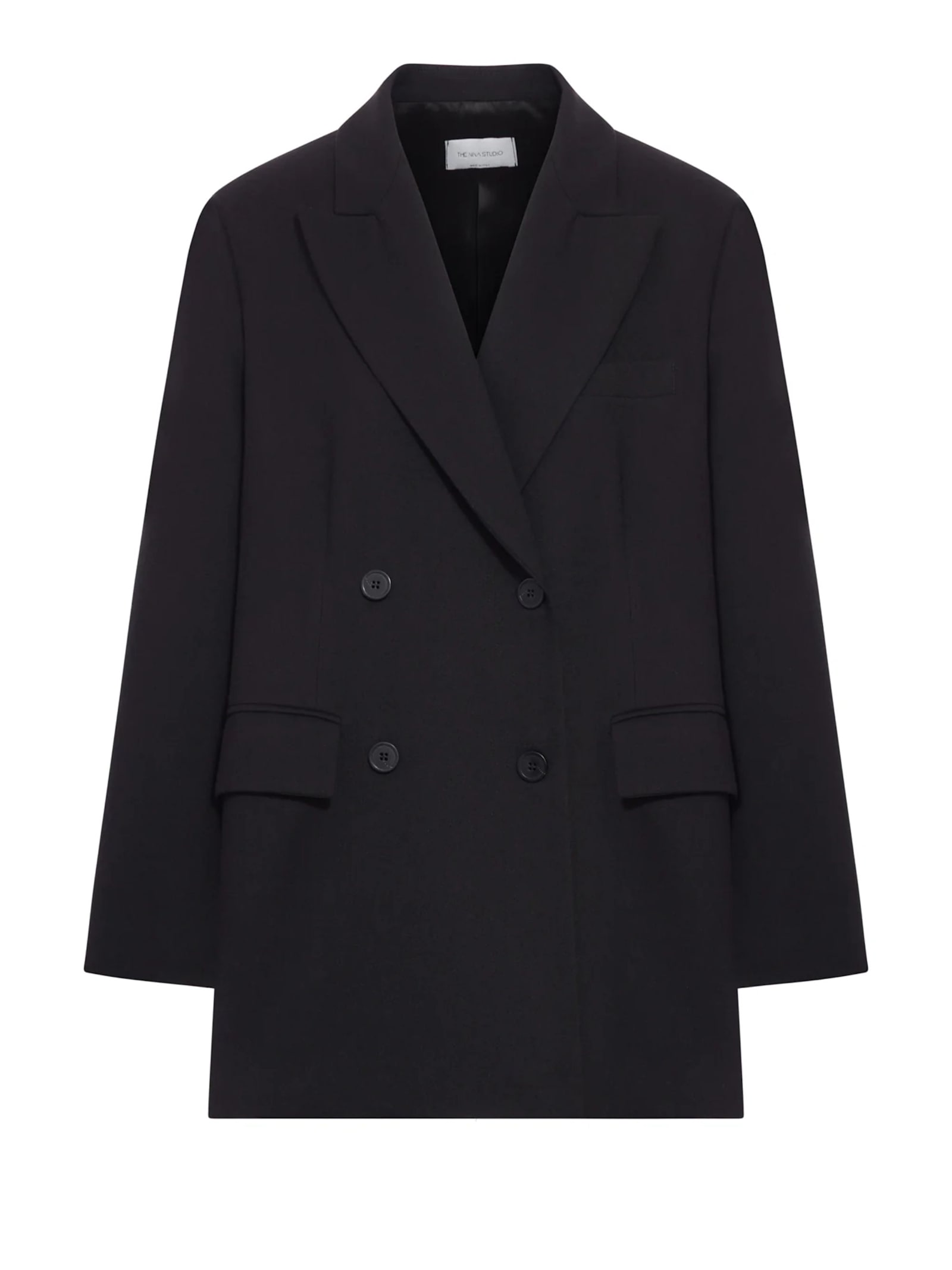 The Nina Studio Tailored Blazer In Black