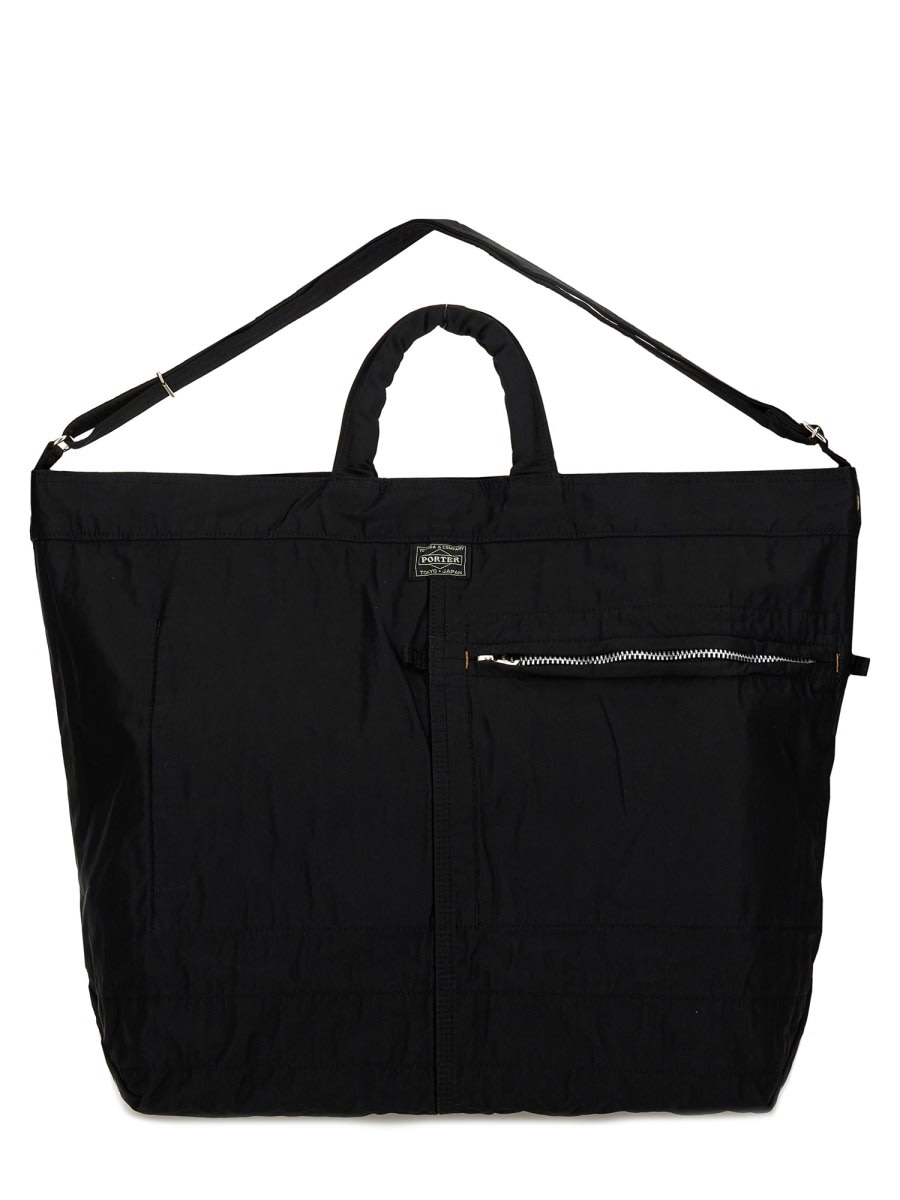 Porter 2way Mile Tote Bag In Black