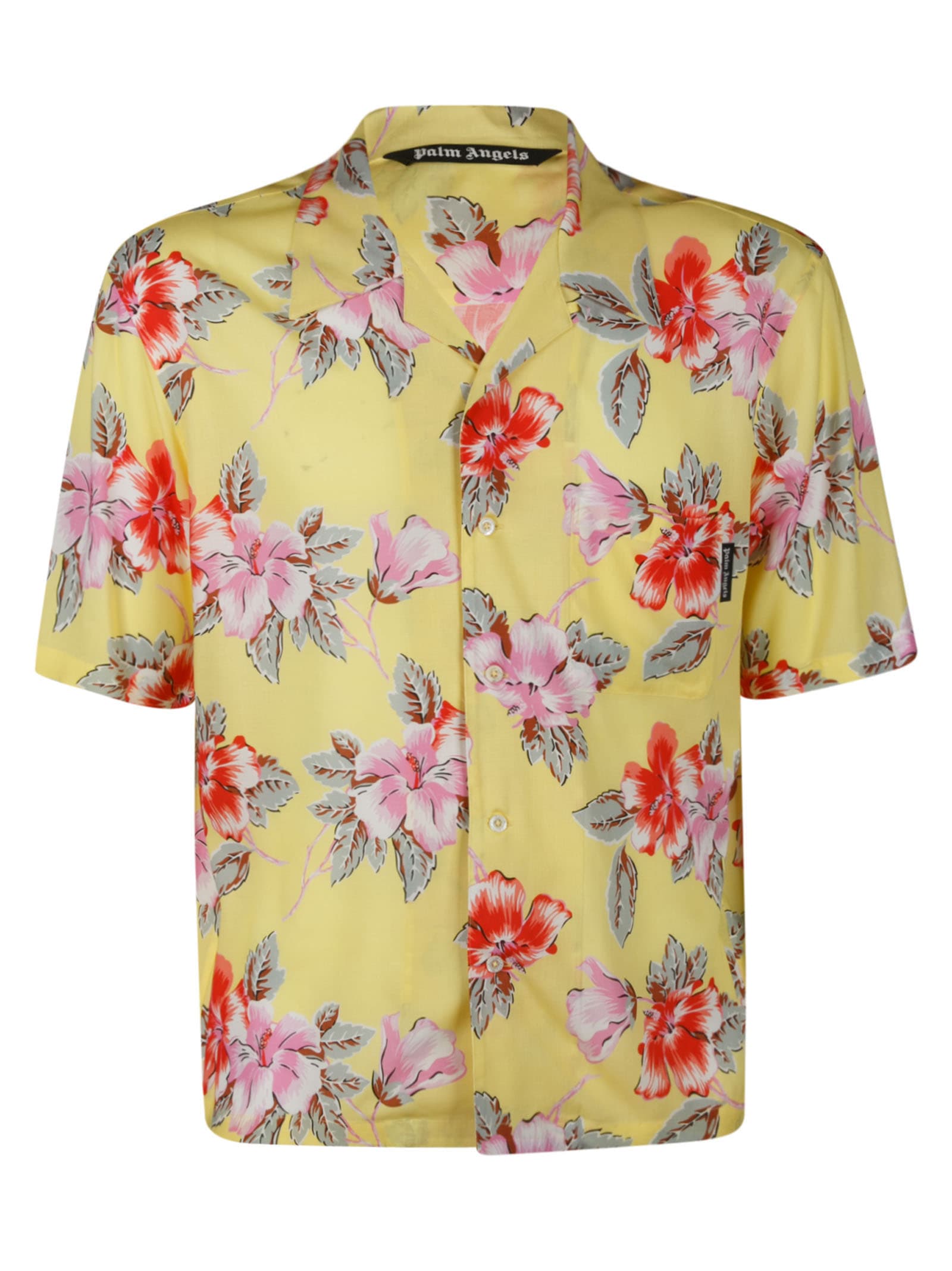 Palm Angels Hibiscus Bowling Shirt