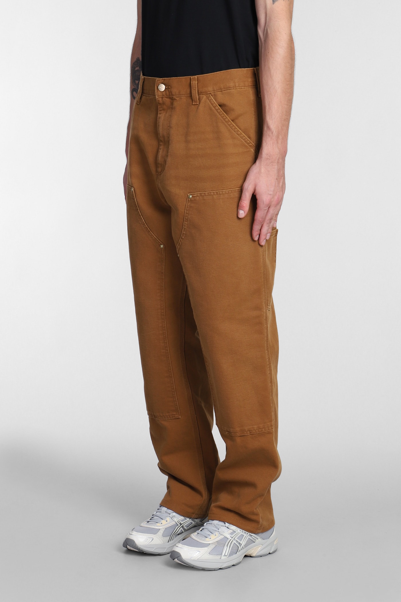 Carhartt Double-knee Relaxed Straight Fit Pants In Deephbrown