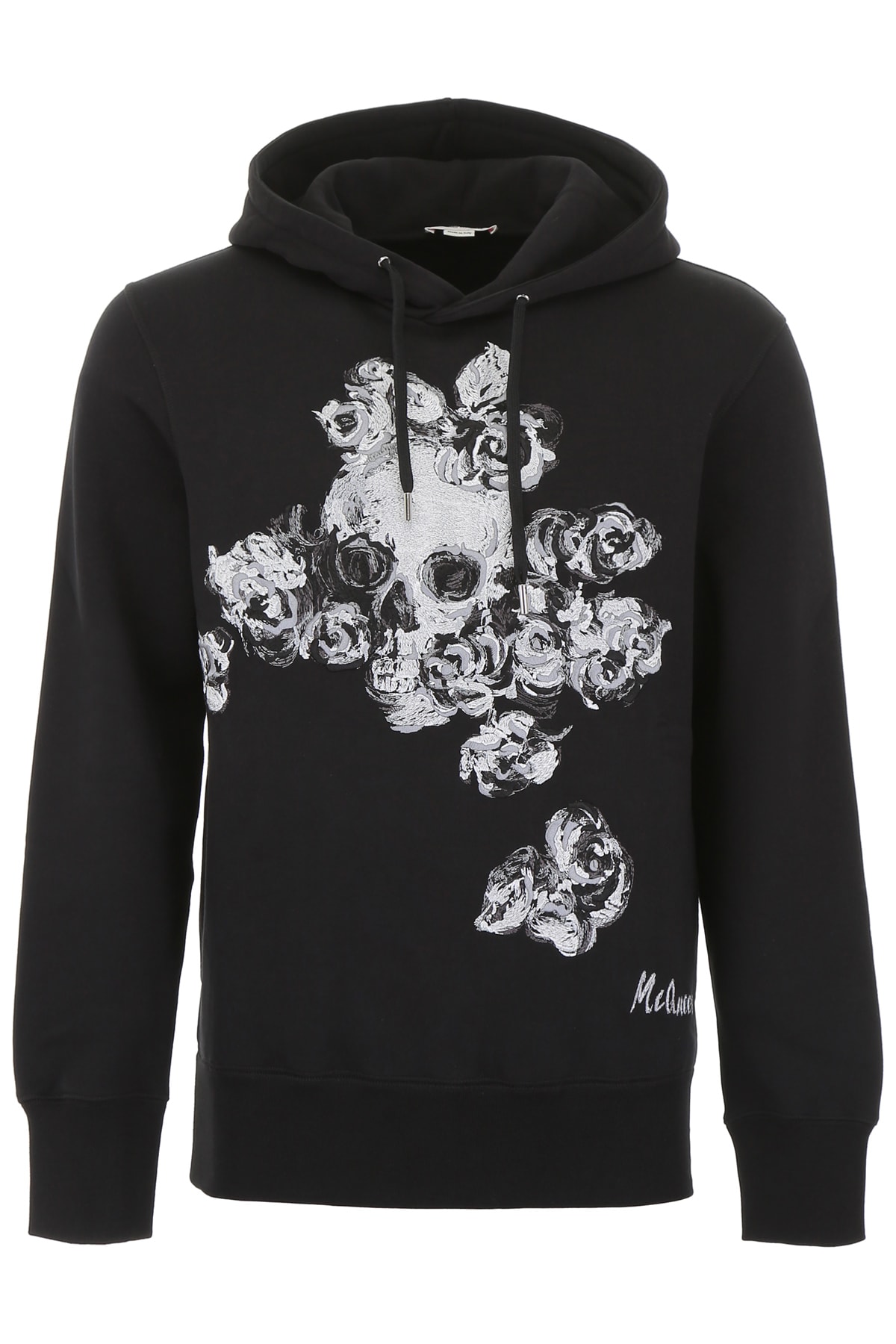 skull and roses hoodie