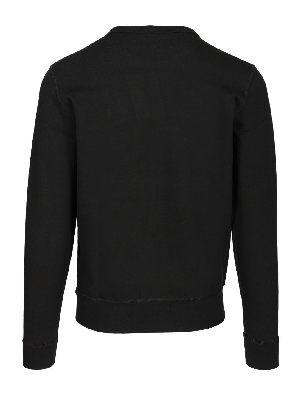 Polo Ralph Lauren Ribbed Crew Neck Sweater With Long Sleeves In Black